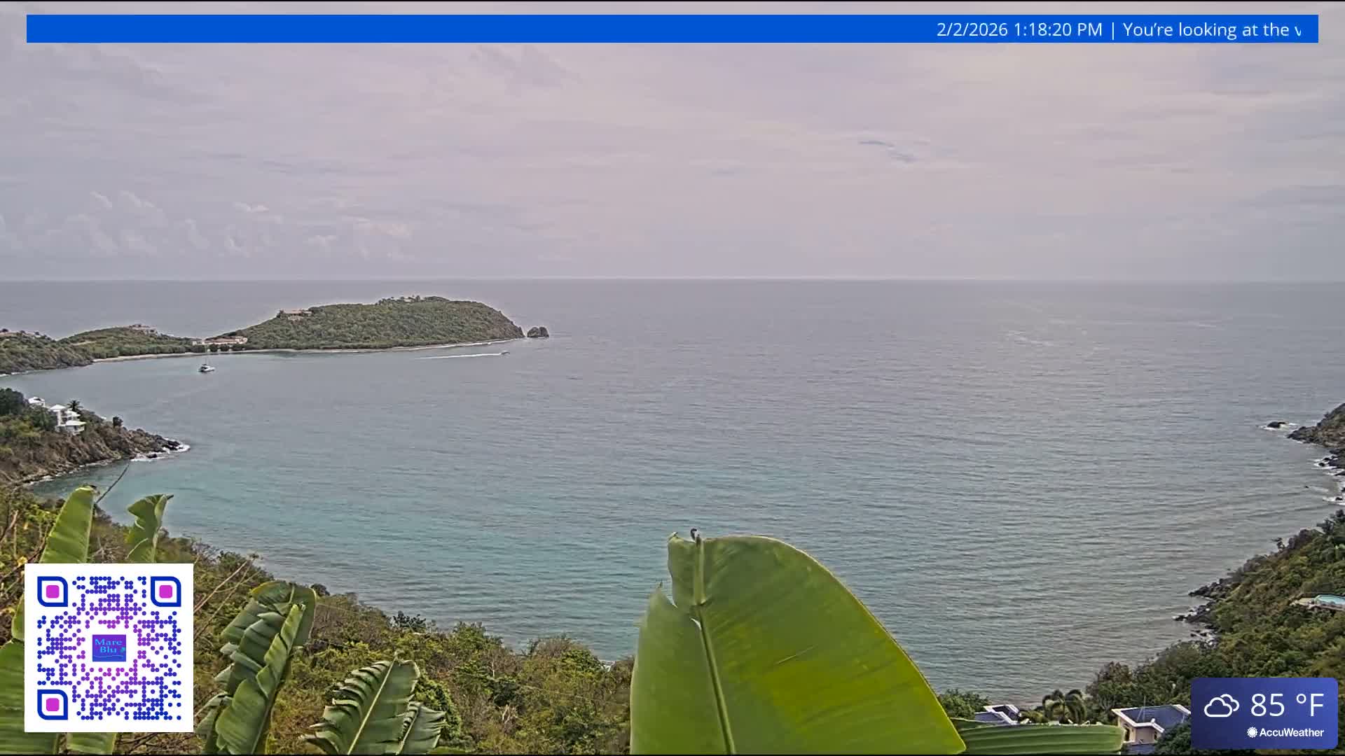 St. John, Rendezvous Bay Live Cam - Cruz Bay, St. John, United States Virgin Islands, USA