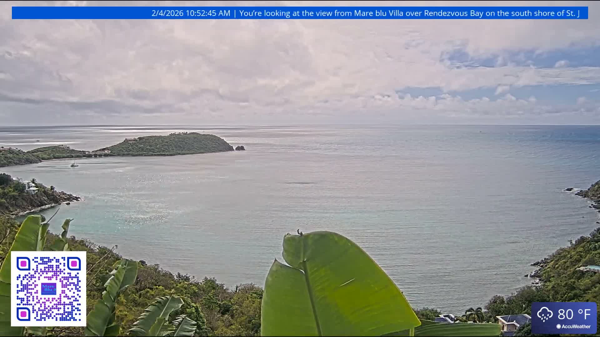 St. John, Rendezvous Bay Live Cam - Cruz Bay, St. John, United States Virgin Islands, USA