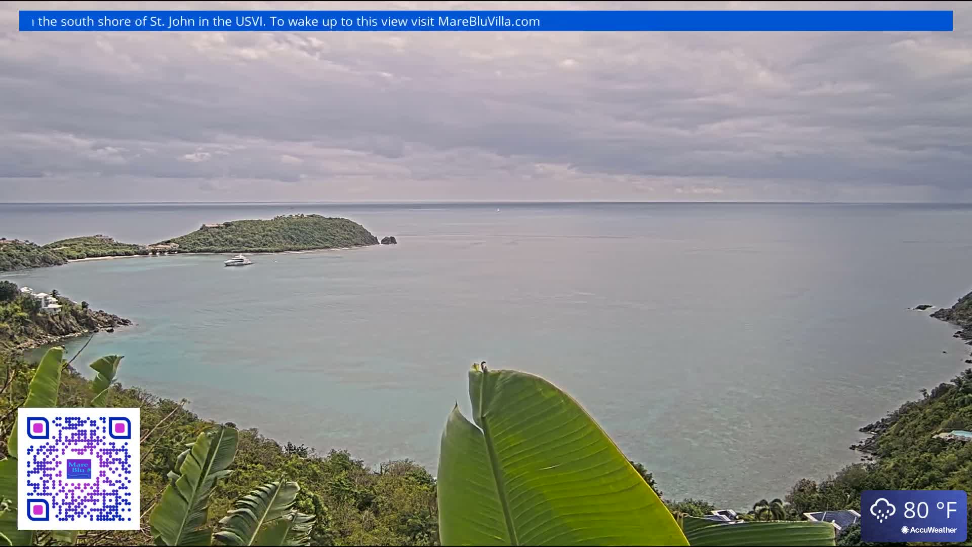 St. John, Rendezvous Bay Live Cam - Cruz Bay, St. John, United States Virgin Islands, USA