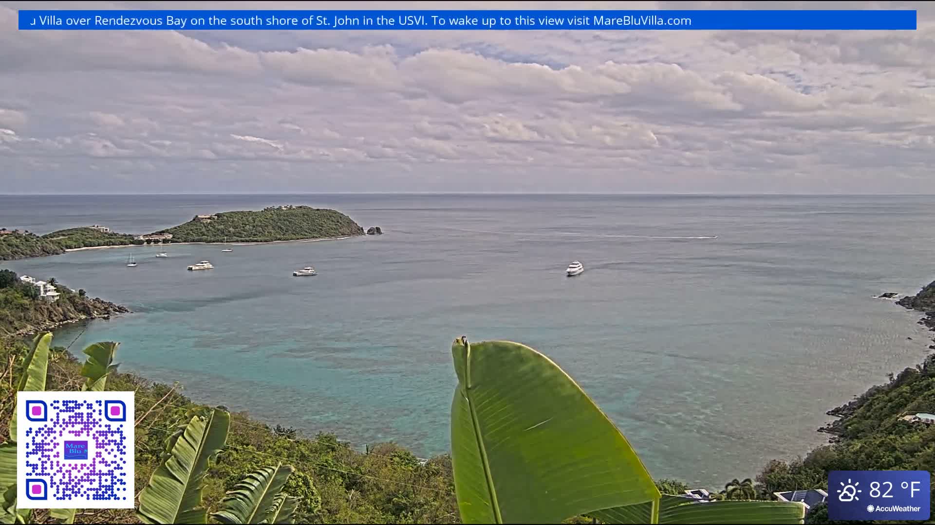 St. John, Rendezvous Bay Live Cam - Cruz Bay, St. John, United States Virgin Islands, USA