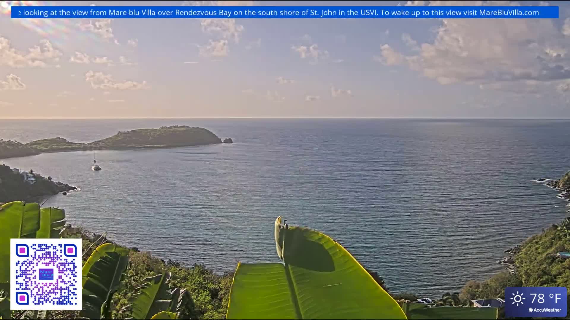 St. John, Rendezvous Bay Live Cam - Cruz Bay, St. John, United States Virgin Islands, USA