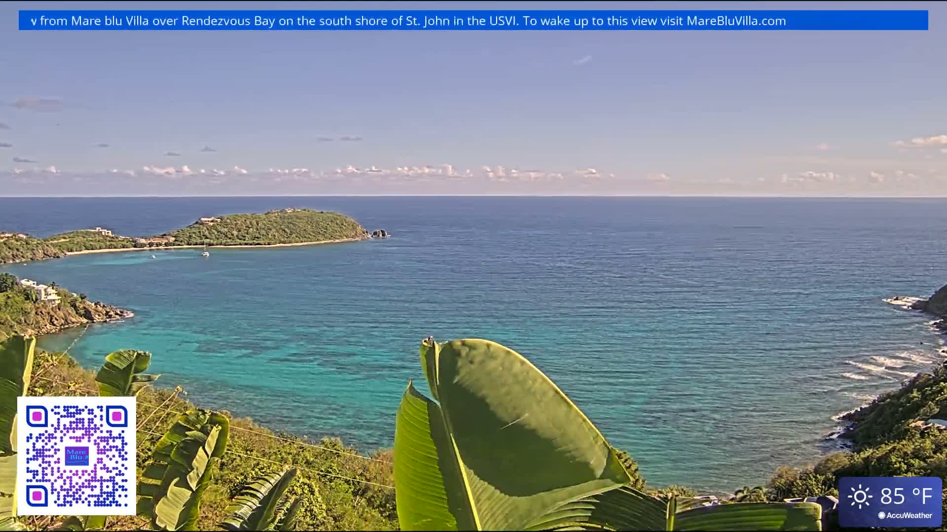 St. John, Rendezvous Bay Live Cam - Cruz Bay, St. John, United States Virgin Islands, USA