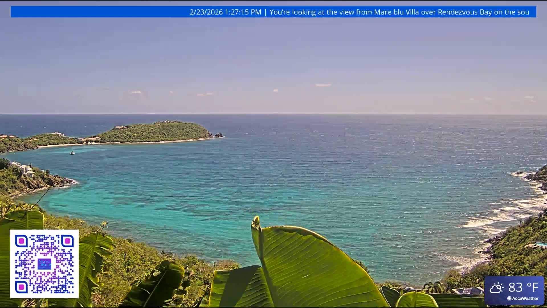 St. John, Rendezvous Bay Live Cam - Cruz Bay, St. John, United States Virgin Islands, USA