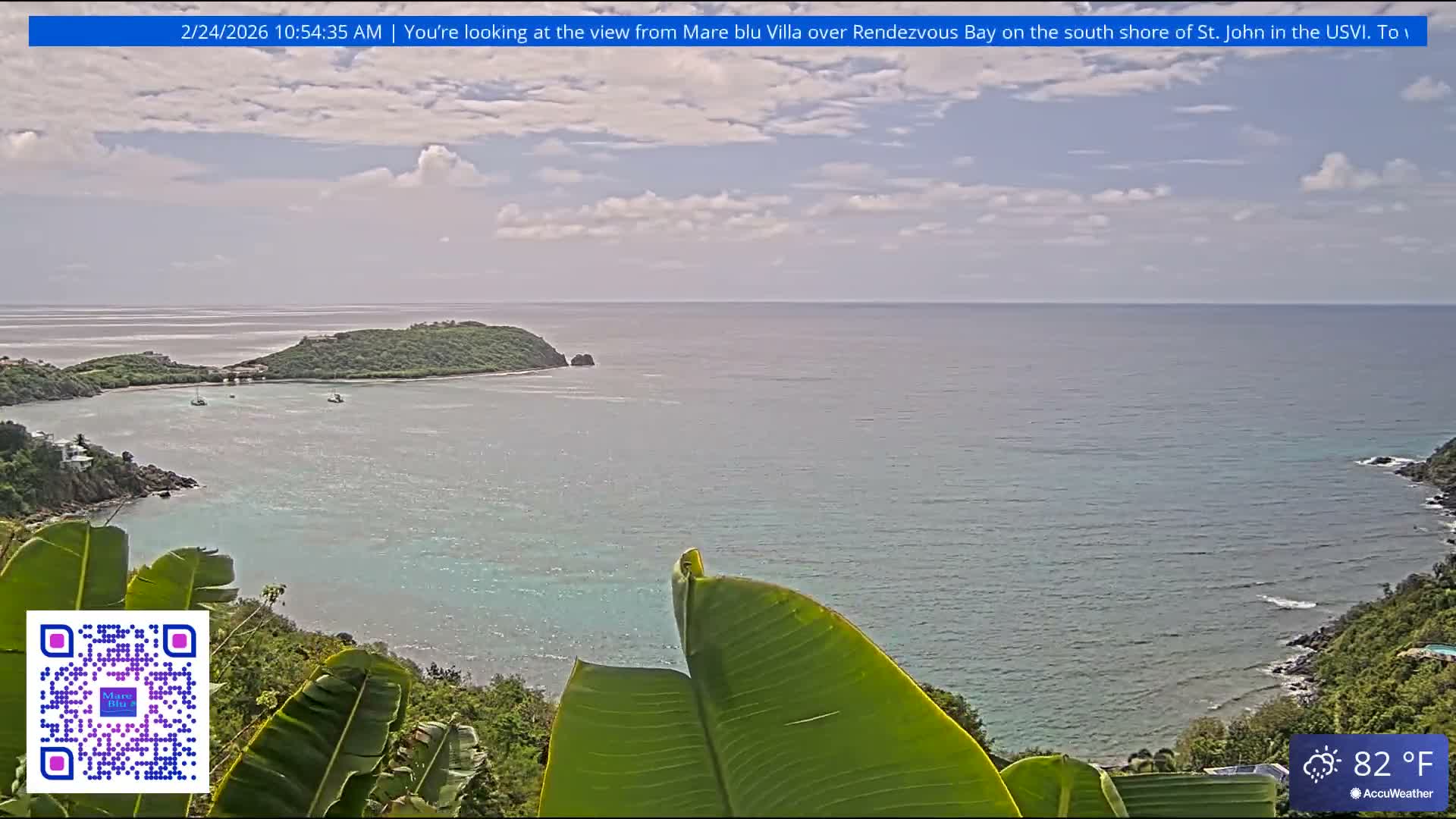 St. John, Rendezvous Bay Live Cam - Cruz Bay, St. John, United States Virgin Islands, USA