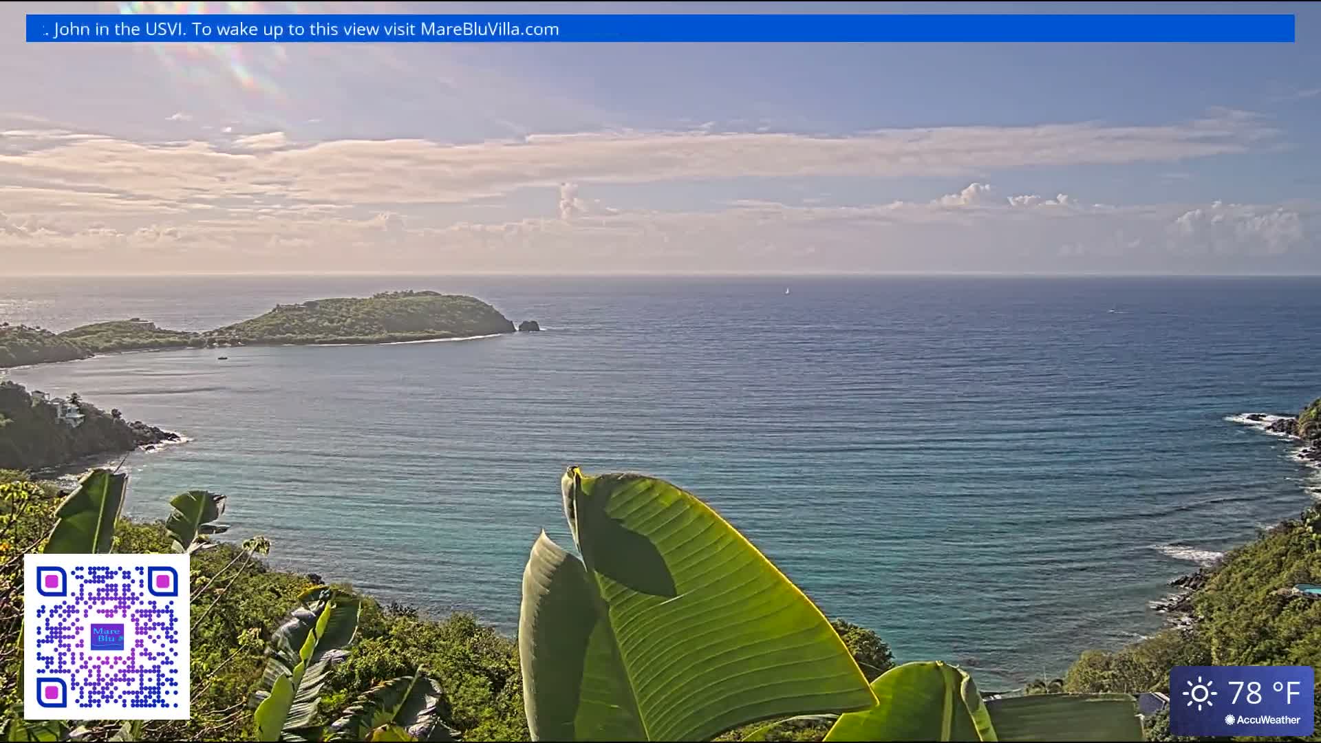 St. John, Rendezvous Bay Live Cam - Cruz Bay, St. John, United States Virgin Islands, USA