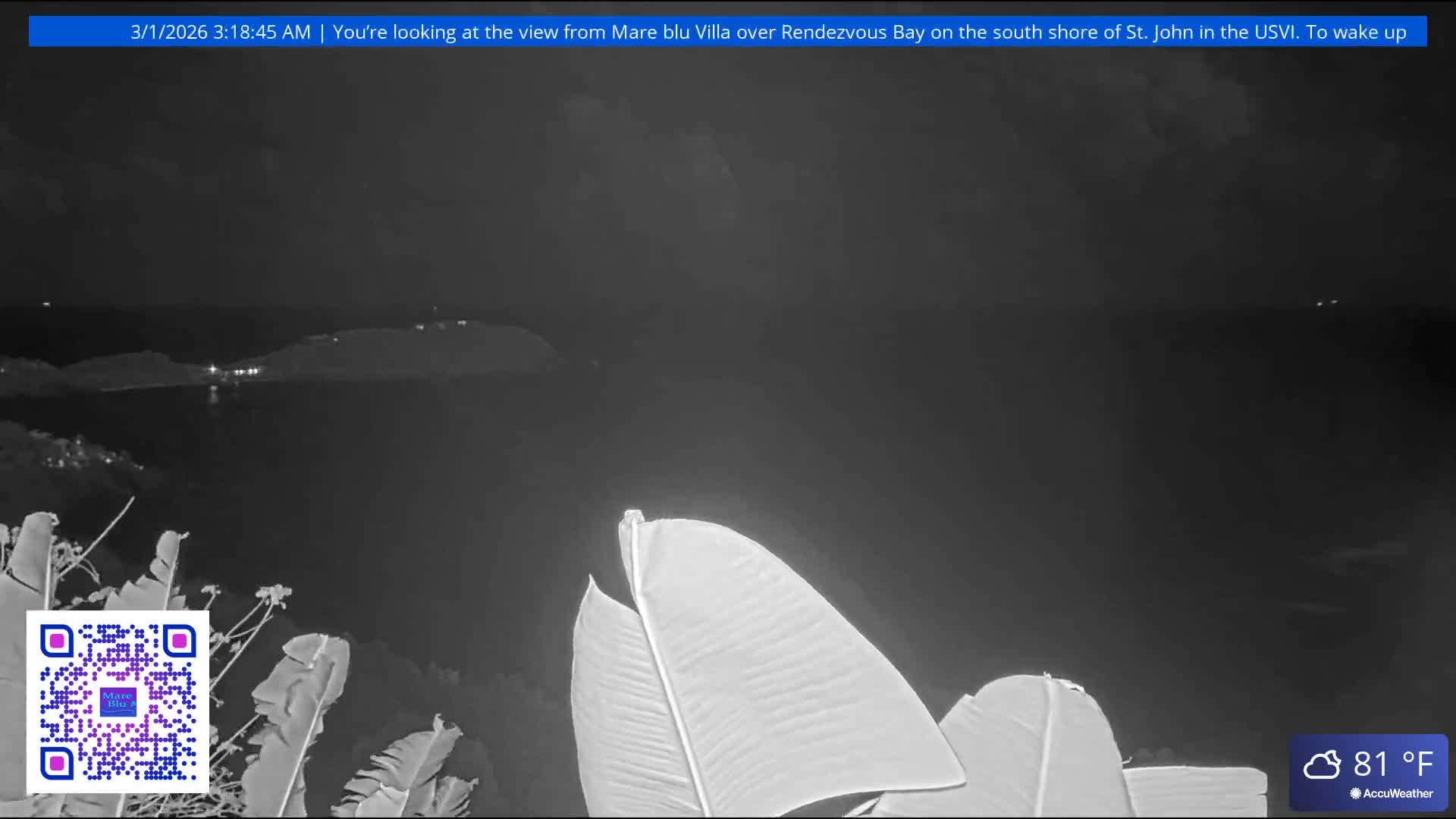 St. John, Rendezvous Bay Live Cam - Cruz Bay, St. John, United States Virgin Islands, USA