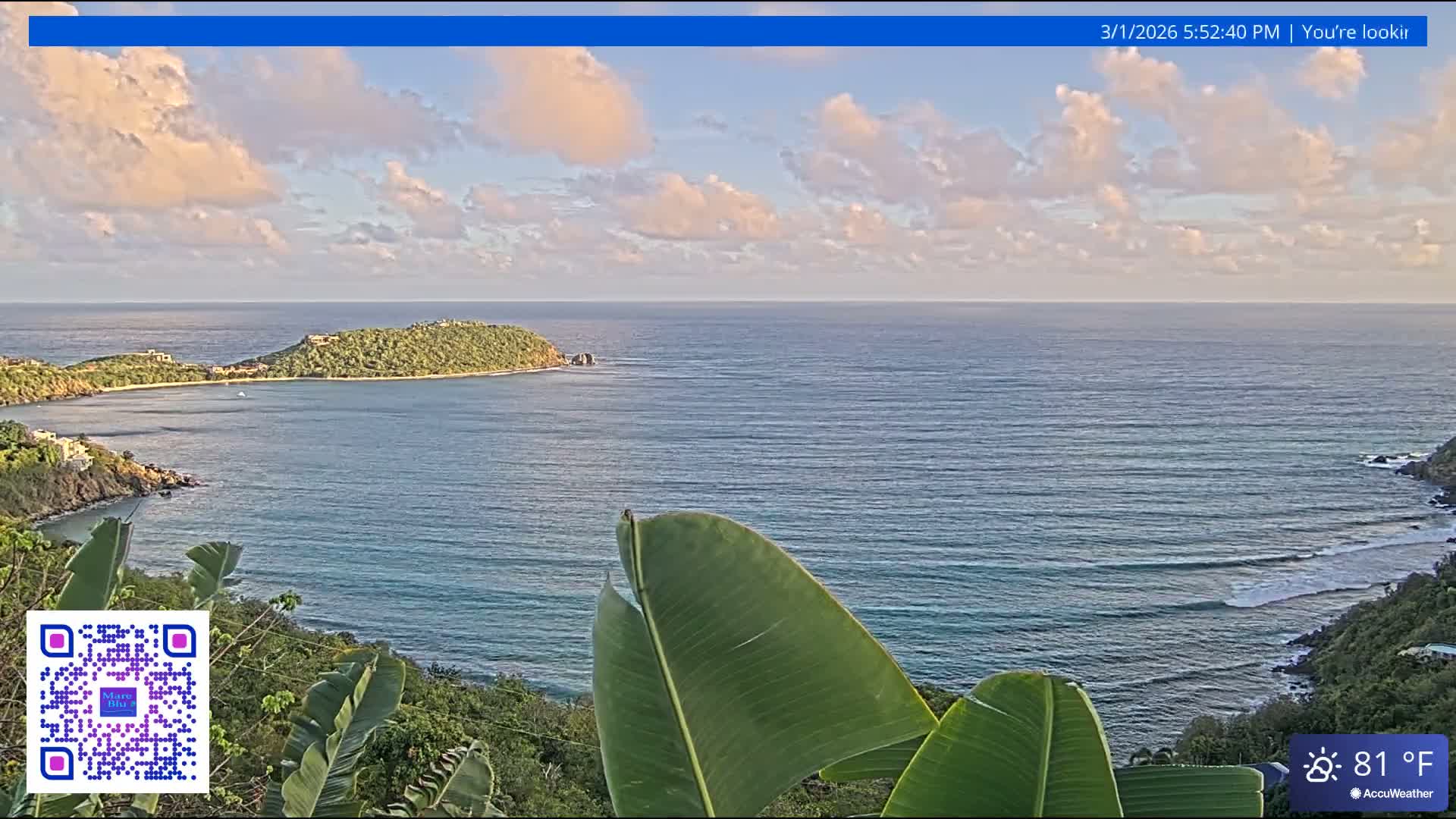 St. John, Rendezvous Bay Live Cam - Cruz Bay, St. John, United States Virgin Islands, USA