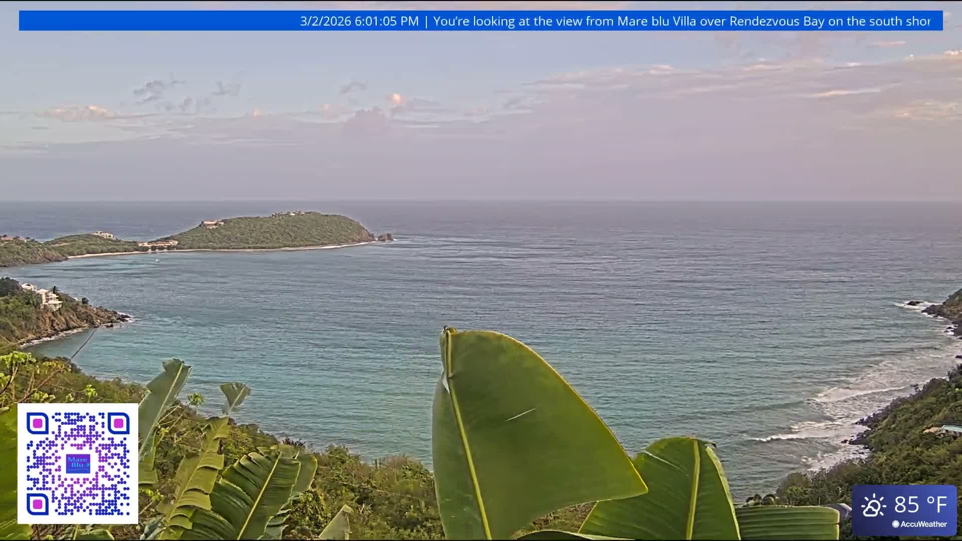 St. John, Rendezvous Bay Live Cam - Cruz Bay, St. John, United States Virgin Islands, USA