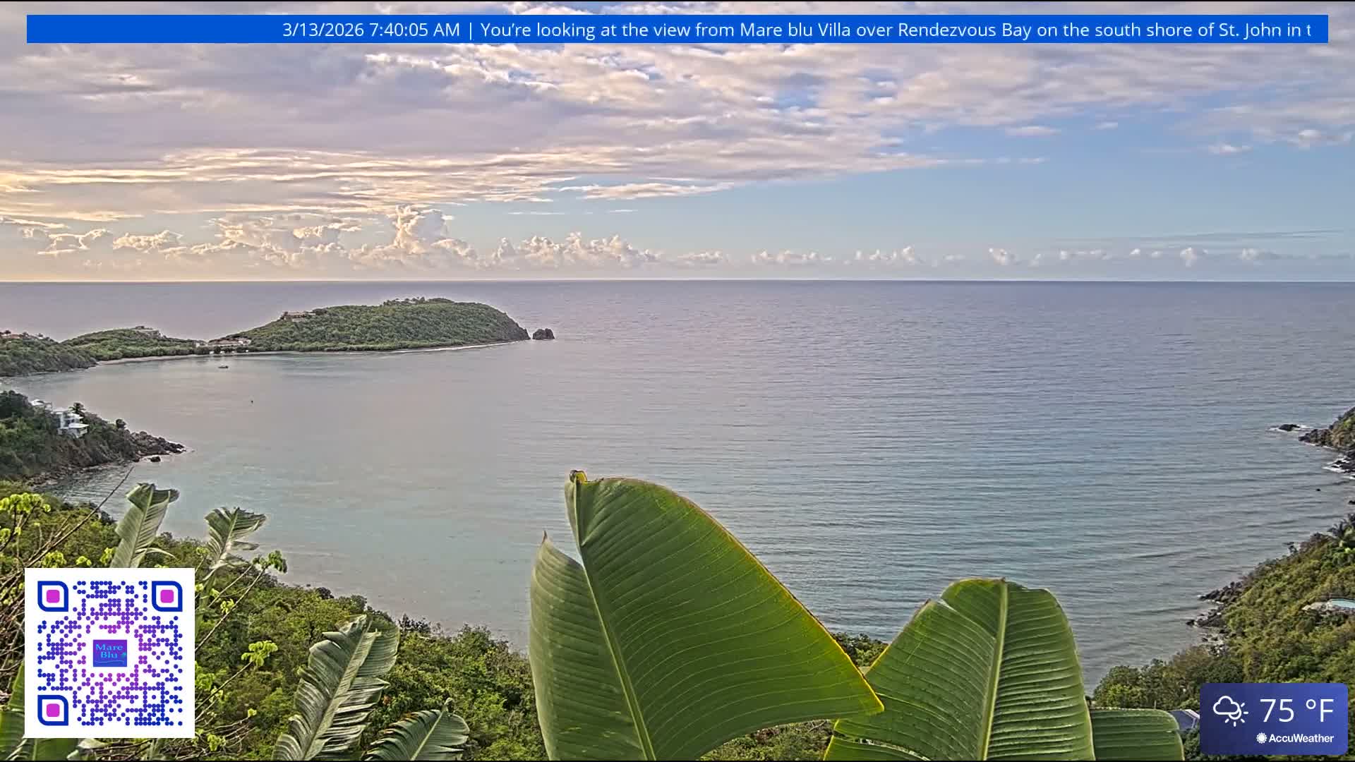 St. John, Rendezvous Bay Live Cam - Cruz Bay, St. John, United States Virgin Islands, USA