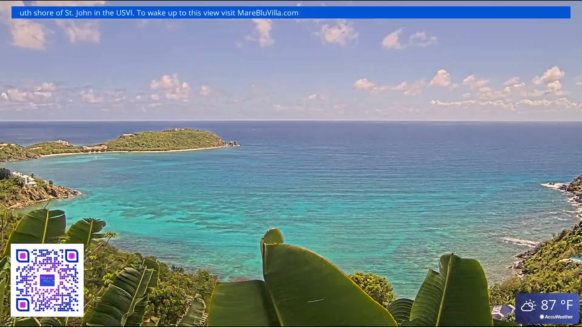 St. John, Rendezvous Bay Live Cam - Cruz Bay, St. John, United States Virgin Islands, USA