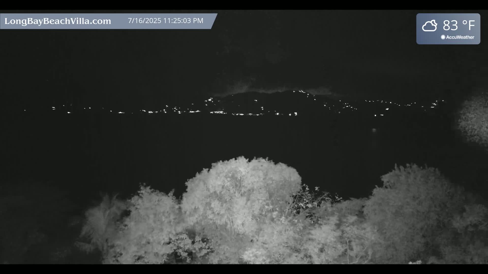 St. John, Long Bay Beach & Coral Bay Live Cam - East End , St. John, United States Virgin Islands, USA