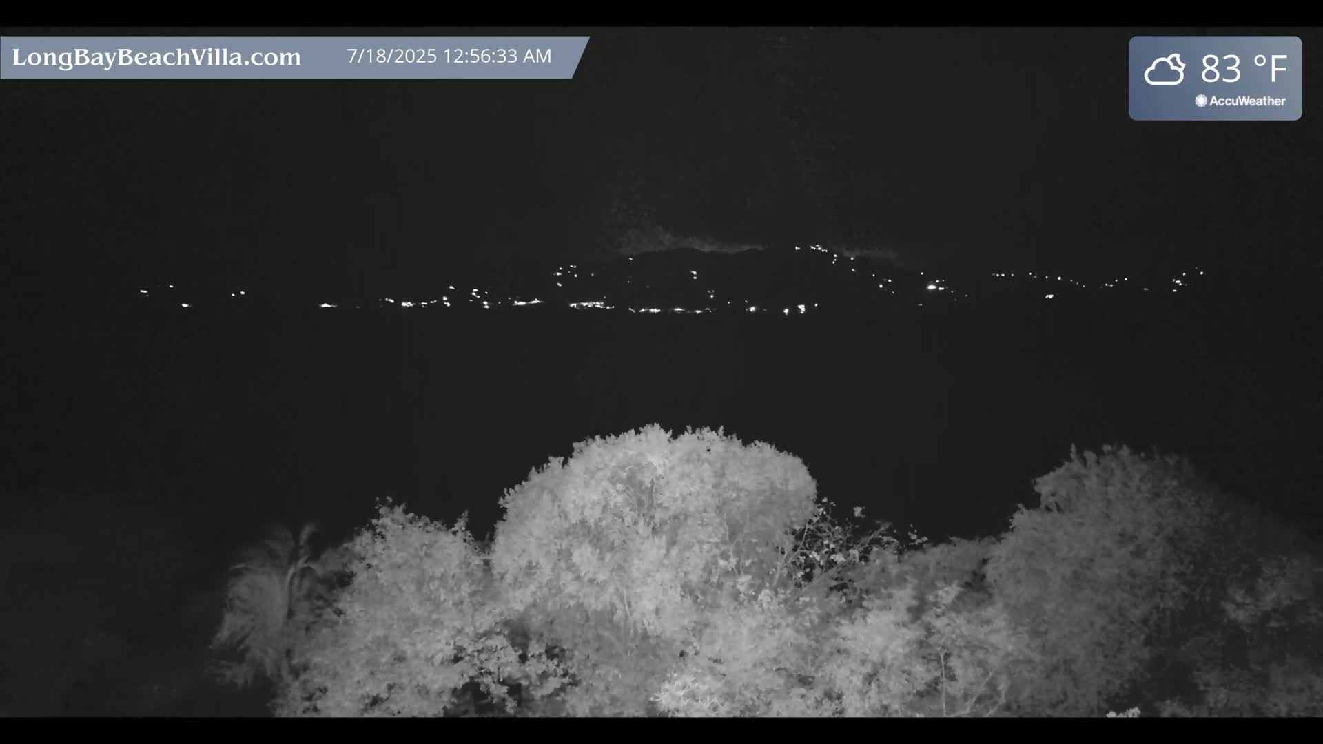 St. John, Long Bay Beach & Coral Bay Live Cam - East End , St. John, United States Virgin Islands, USA