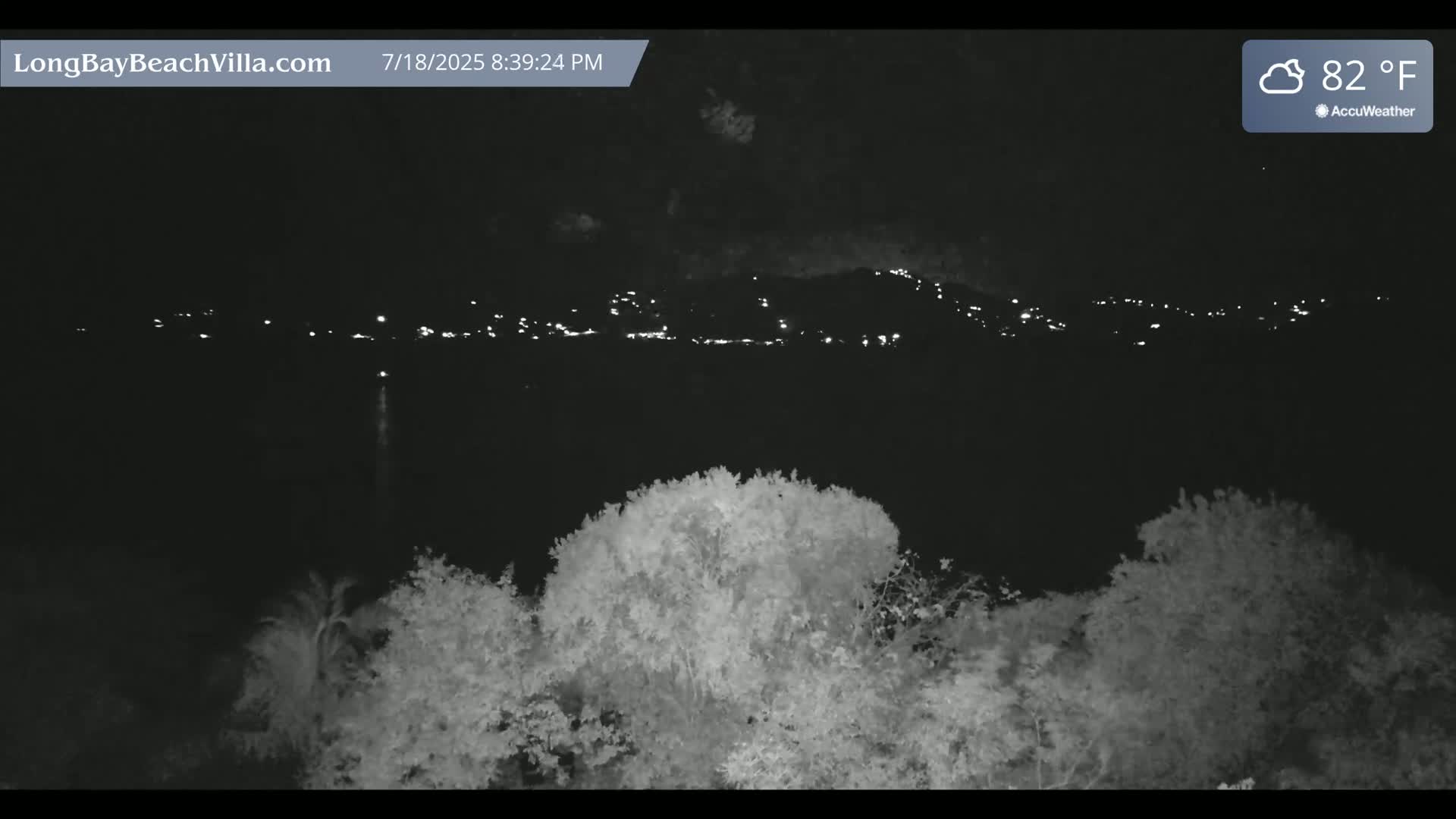 St. John, Long Bay Beach & Coral Bay Live Cam - East End , St. John, United States Virgin Islands, USA