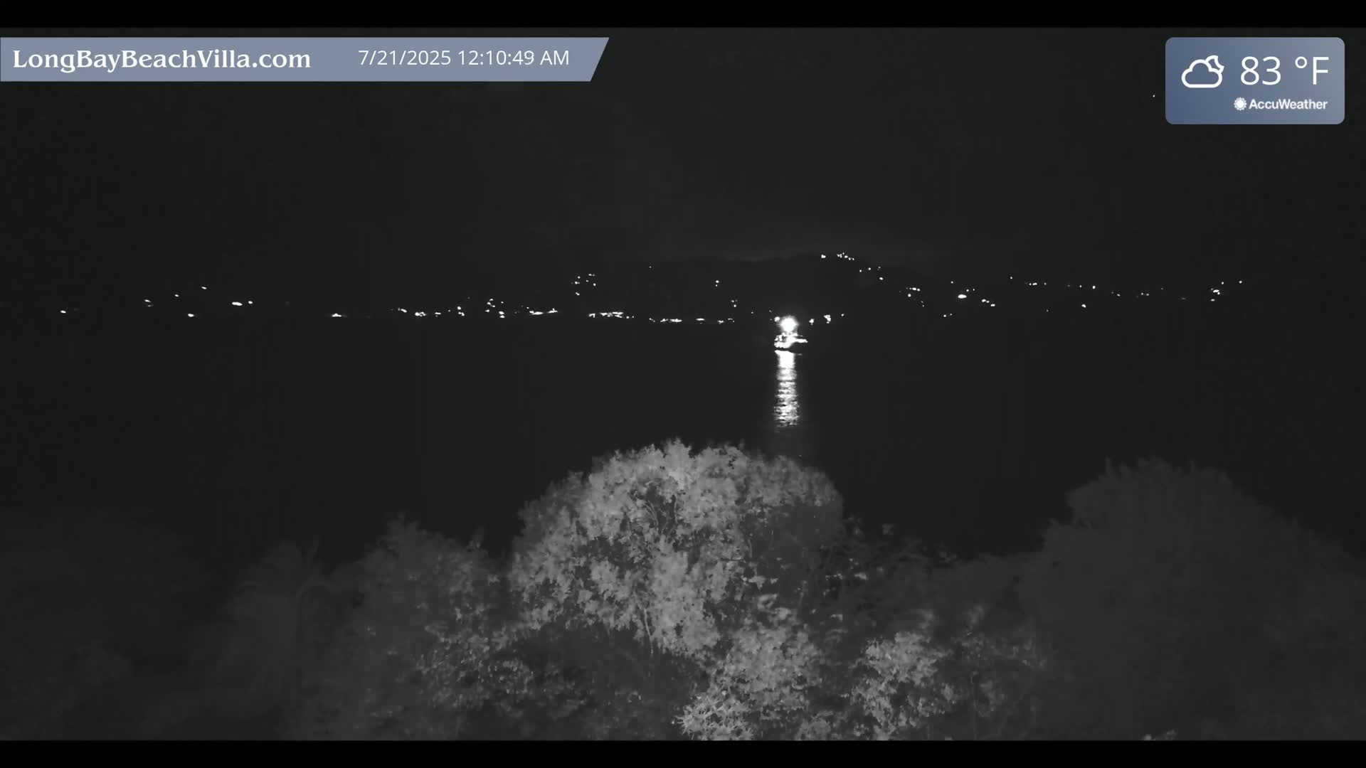 St. John, Long Bay Beach & Coral Bay Live Cam - East End , St. John, United States Virgin Islands, USA