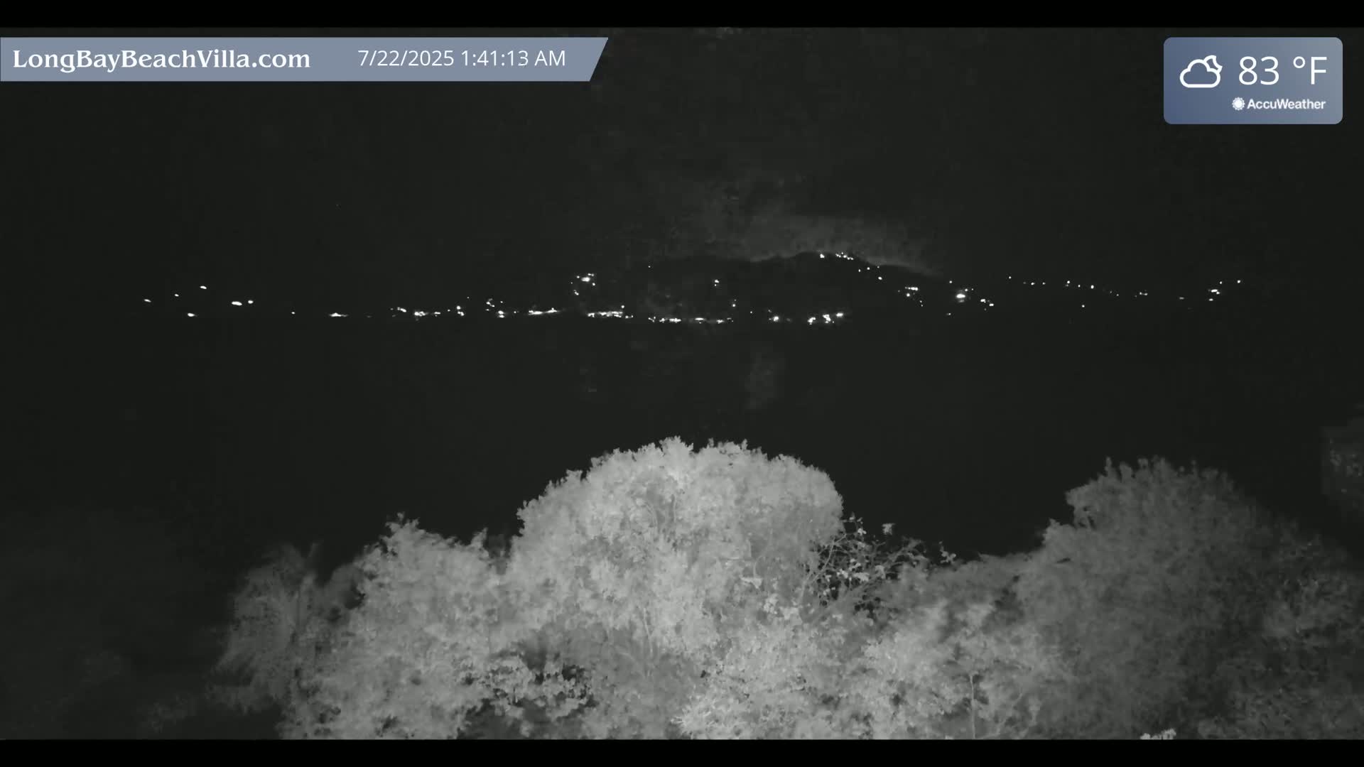 St. John, Long Bay Beach & Coral Bay Live Cam - East End , St. John, United States Virgin Islands, USA