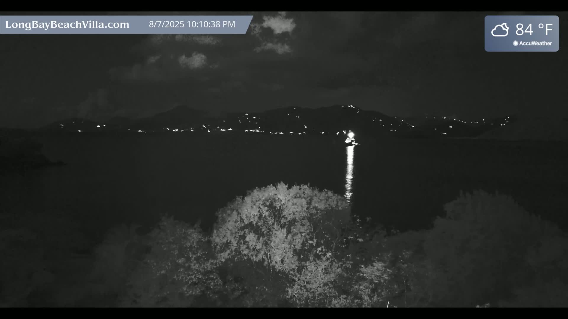 St. John, Long Bay Beach & Coral Bay Live Cam - East End , St. John, United States Virgin Islands, USA