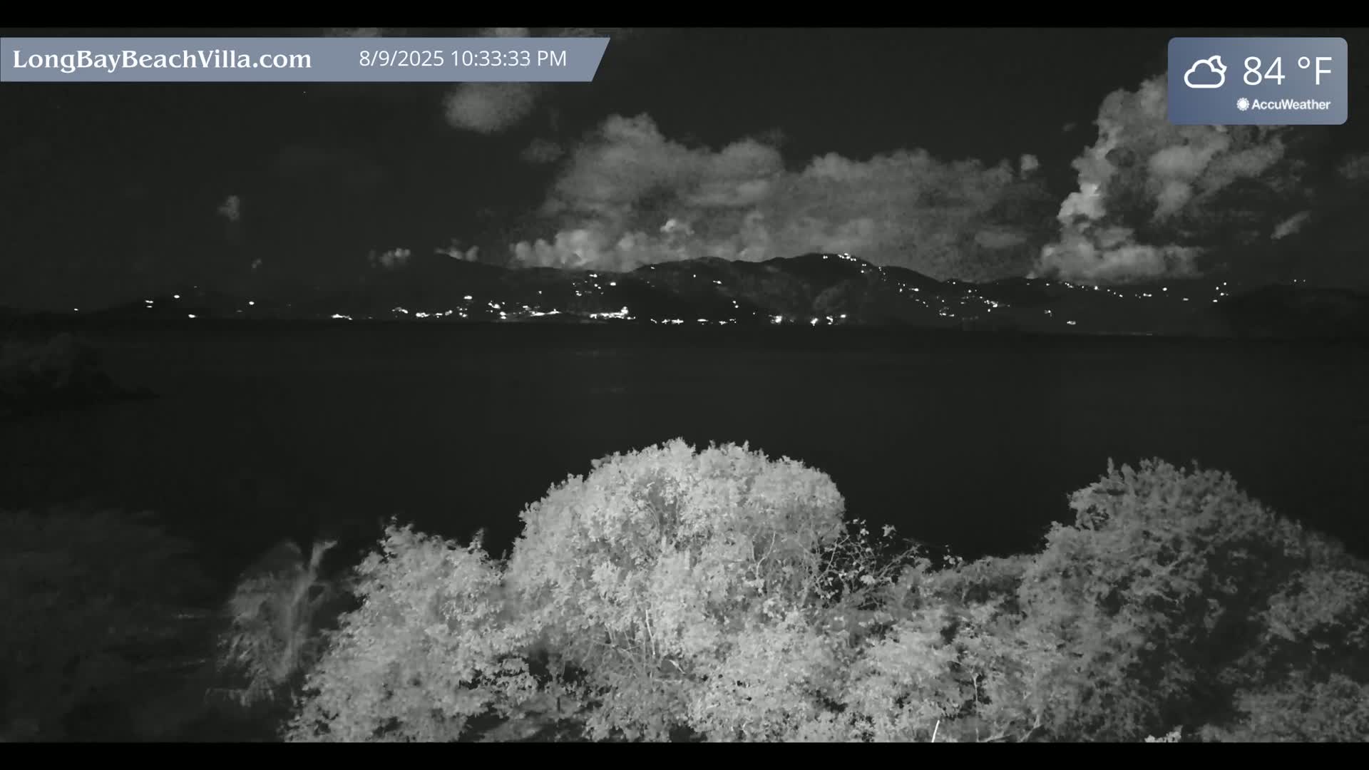St. John, Long Bay Beach & Coral Bay Live Cam - East End , St. John, United States Virgin Islands, USA