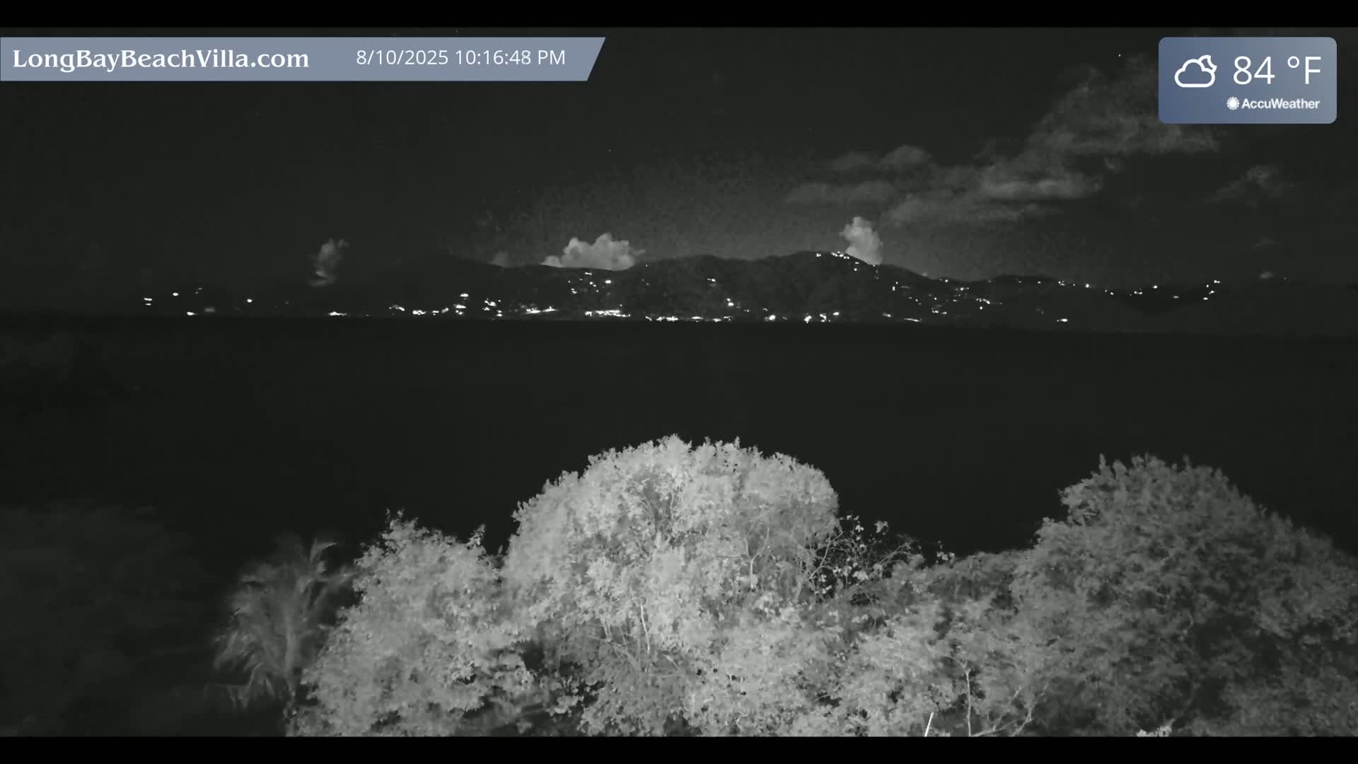 St. John, Long Bay Beach & Coral Bay Live Cam - East End , St. John, United States Virgin Islands, USA
