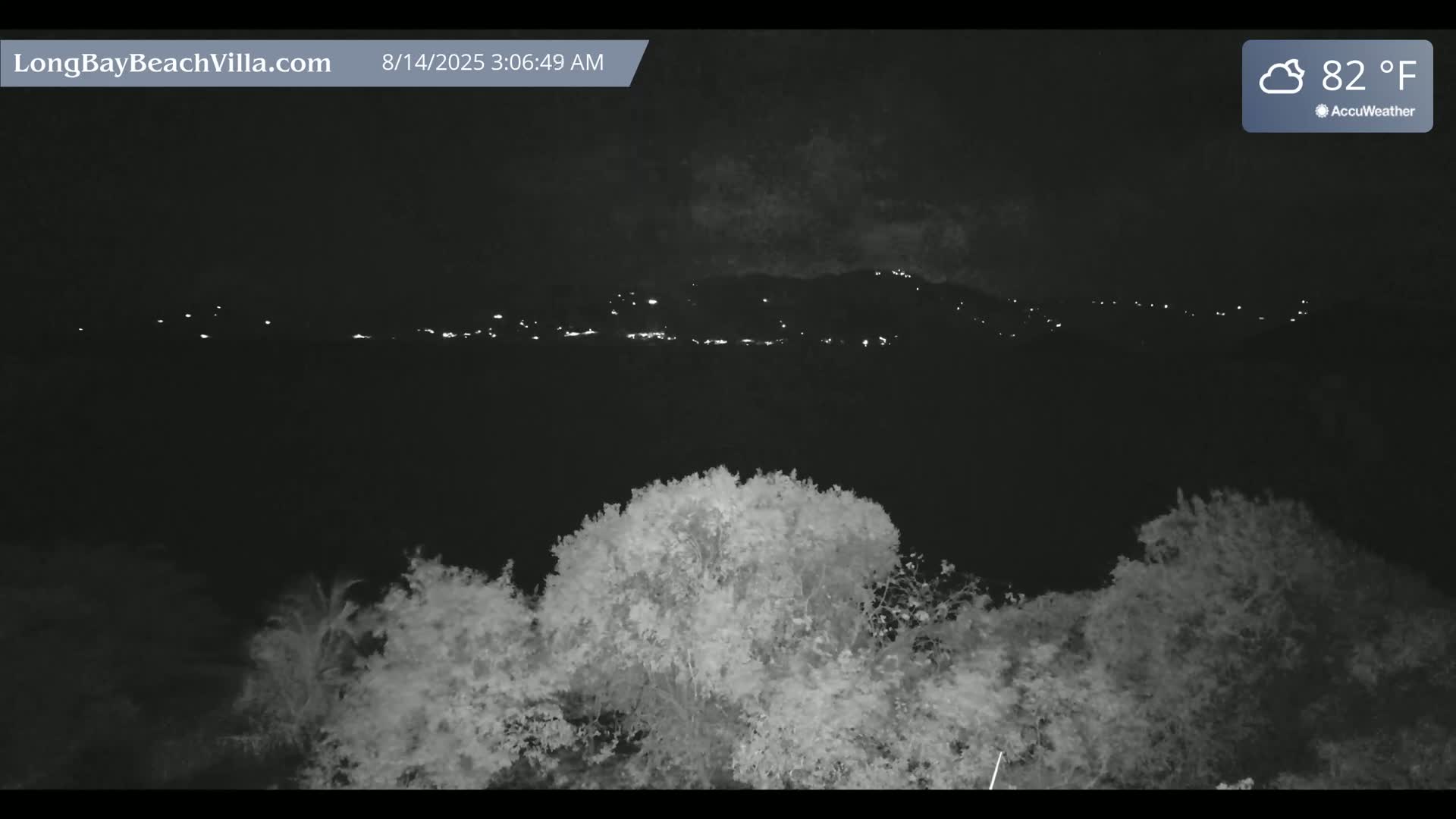 St. John, Long Bay Beach & Coral Bay Live Cam - East End , St. John, United States Virgin Islands, USA