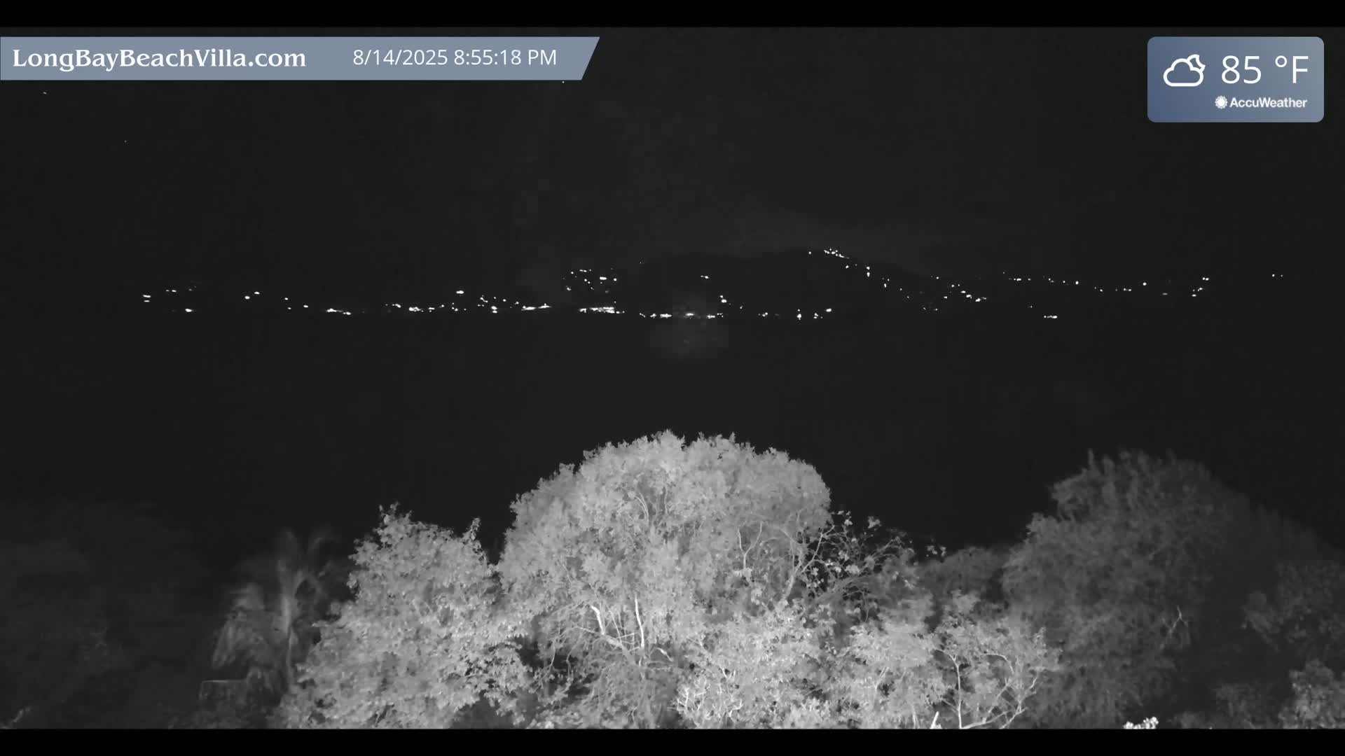 St. John, Long Bay Beach & Coral Bay Live Cam - East End , St. John, United States Virgin Islands, USA