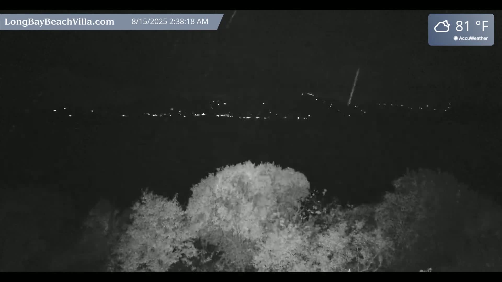 St. John, Long Bay Beach & Coral Bay Live Cam - East End , St. John, United States Virgin Islands, USA