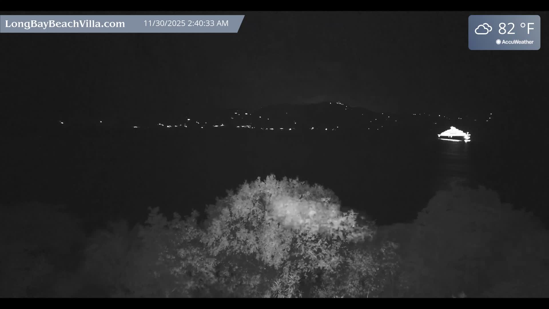 St. John, Long Bay Beach & Coral Bay Live Cam - East End , St. John, United States Virgin Islands, USA