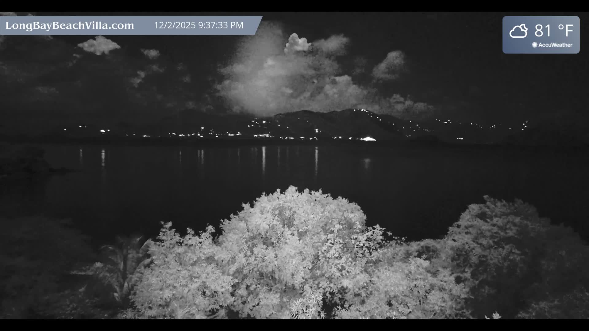 St. John, Long Bay Beach & Coral Bay Live Cam - East End , St. John, United States Virgin Islands, USA