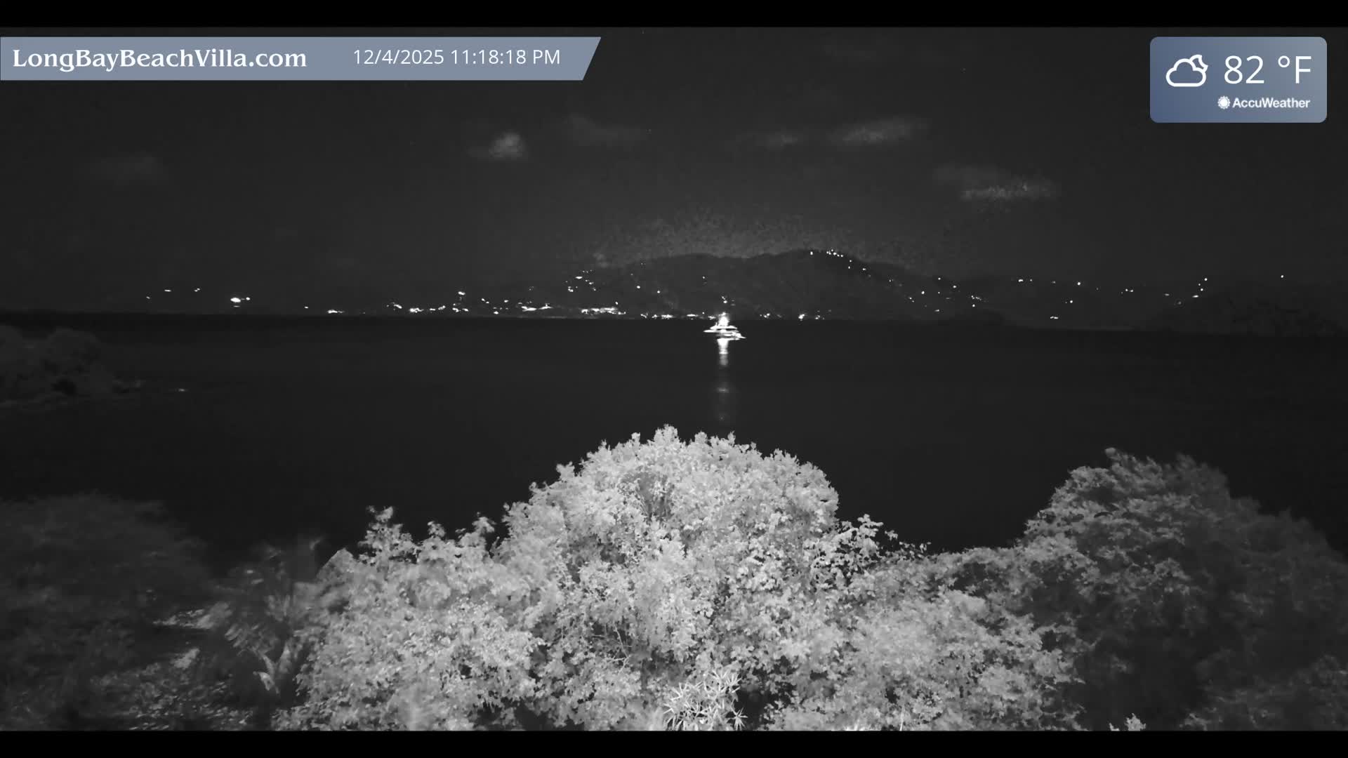 St. John, Long Bay Beach & Coral Bay Live Cam - East End , St. John, United States Virgin Islands, USA