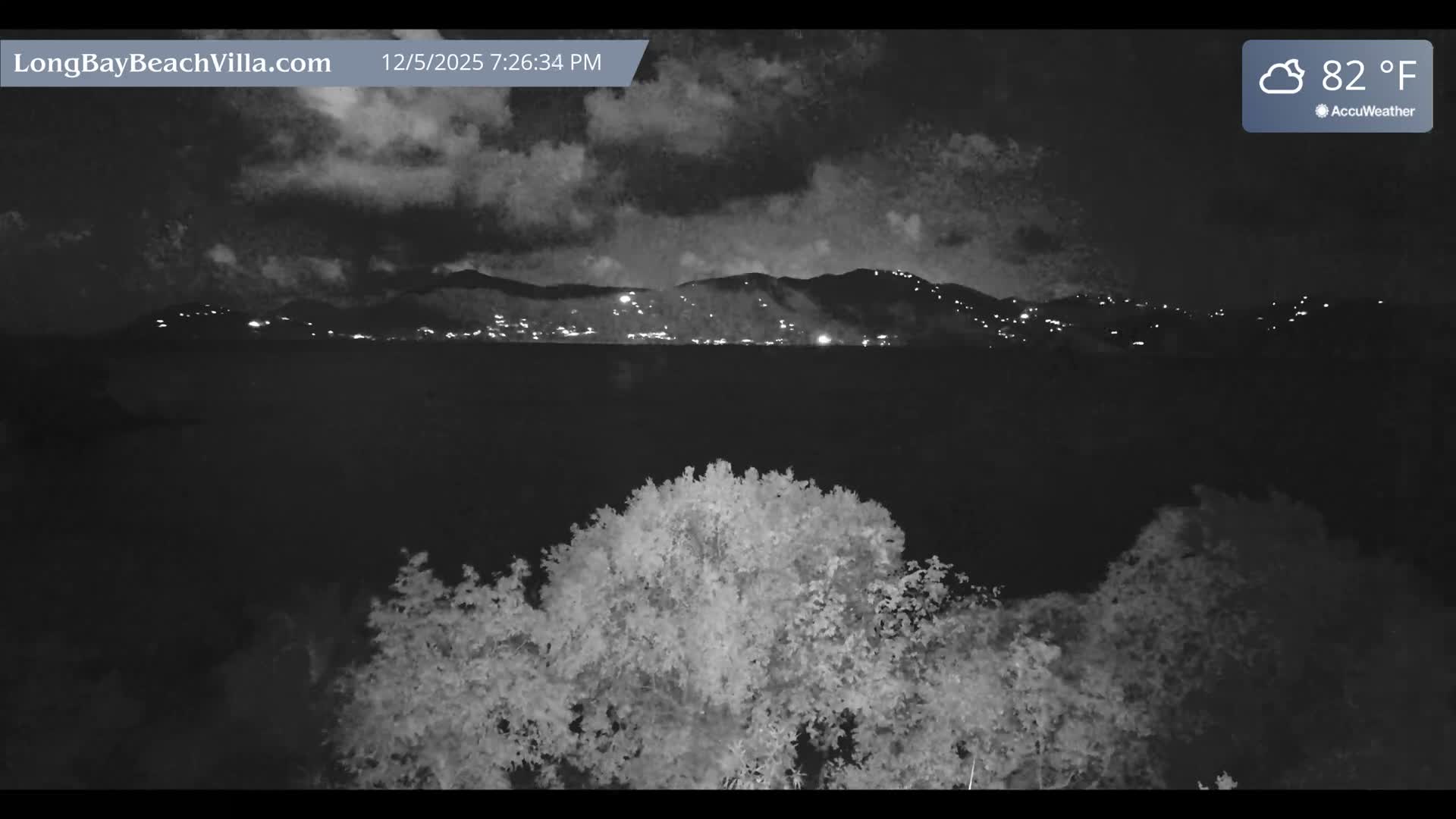 St. John, Long Bay Beach & Coral Bay Live Cam - East End , St. John, United States Virgin Islands, USA