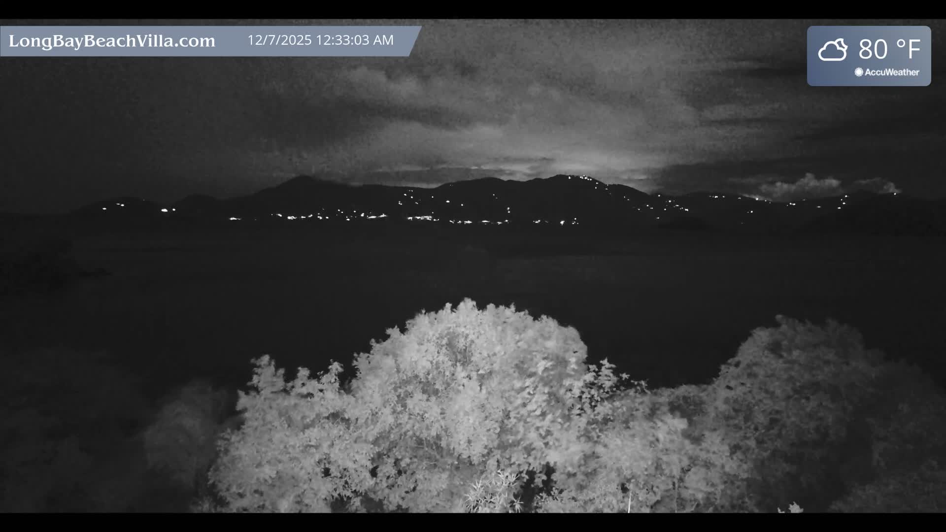 St. John, Long Bay Beach & Coral Bay Live Cam - East End , St. John, United States Virgin Islands, USA