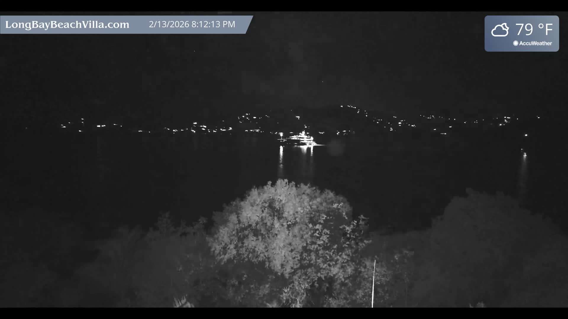St. John, Long Bay Beach & Coral Bay Live Cam - East End , St. John, United States Virgin Islands, USA