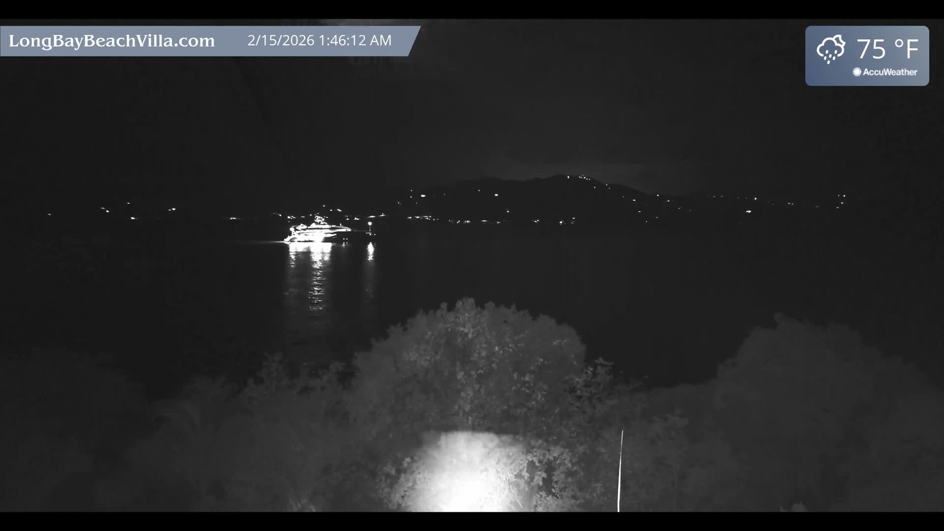 St. John, Long Bay Beach & Coral Bay Live Cam - East End , St. John, United States Virgin Islands, USA