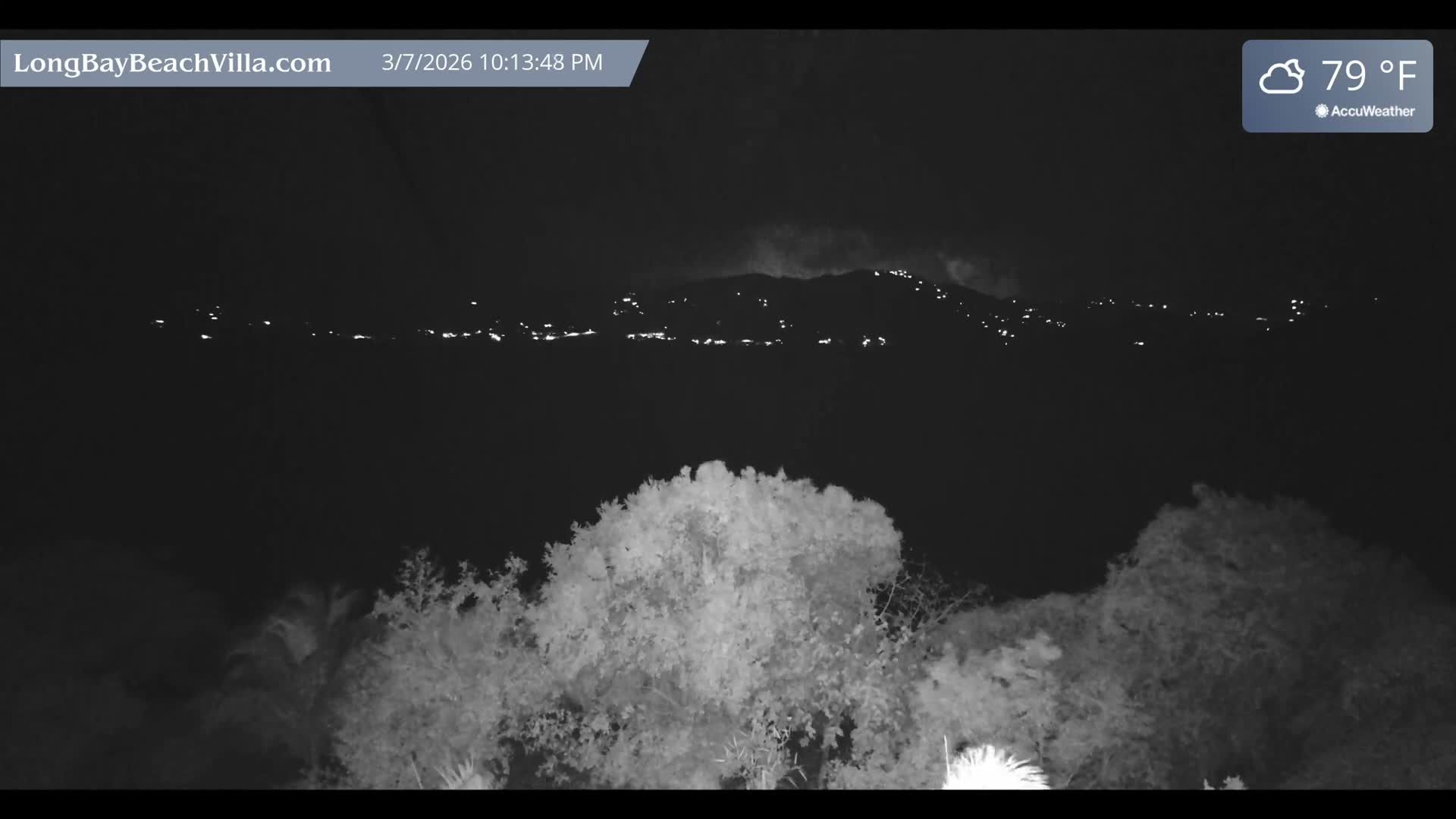St. John, Long Bay Beach & Coral Bay Live Cam - East End , St. John, United States Virgin Islands, USA