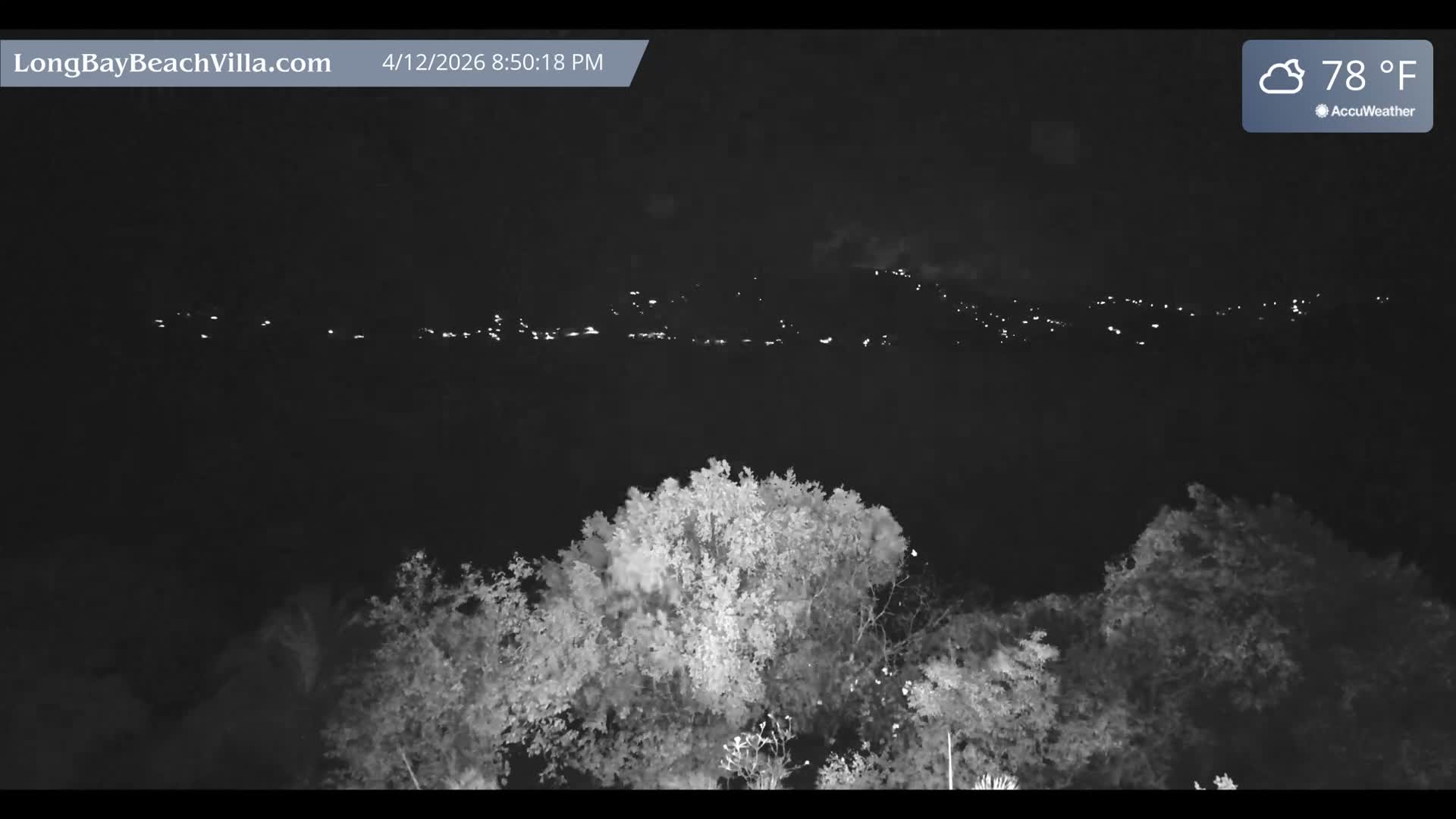 St. John, Long Bay Beach & Coral Bay Live Cam - East End , St. John, United States Virgin Islands, USA