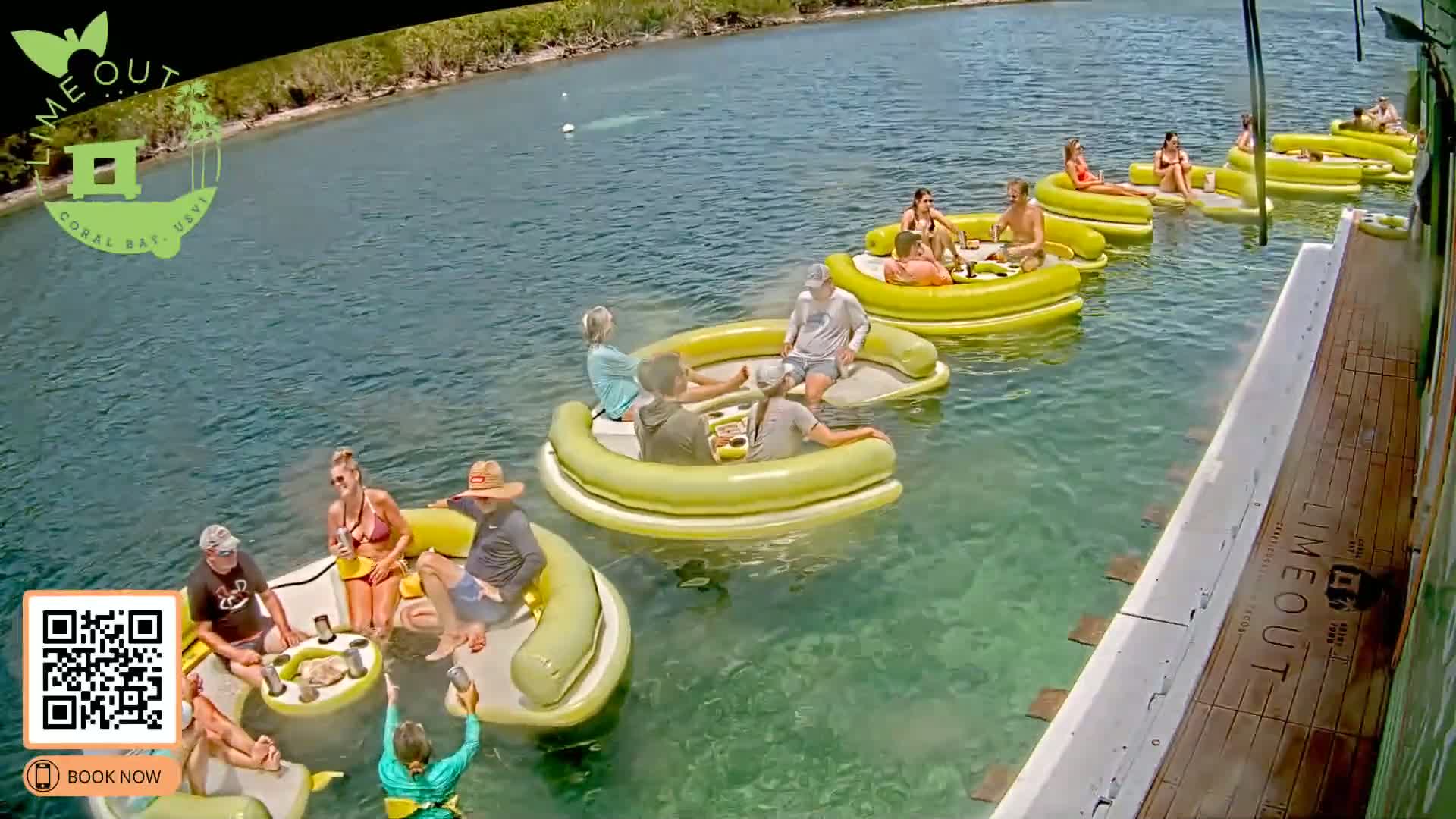 St. John,  Coral Bay Taco Boat  Live Cam - Eden, Coral Bay, St. John, United States Virgin Islands, USA