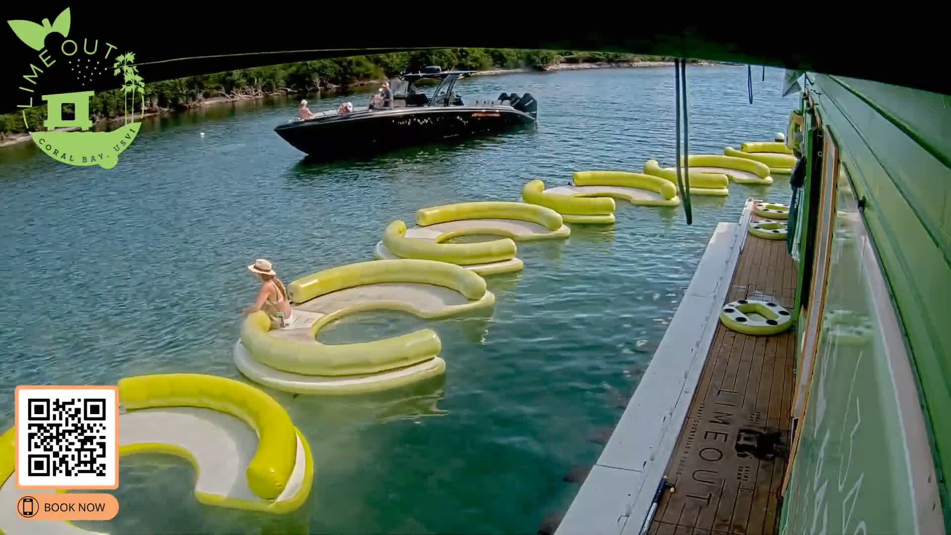 St. John,  Coral Bay Taco Boat  Live Cam - Eden, Coral Bay, St. John, United States Virgin Islands, USA