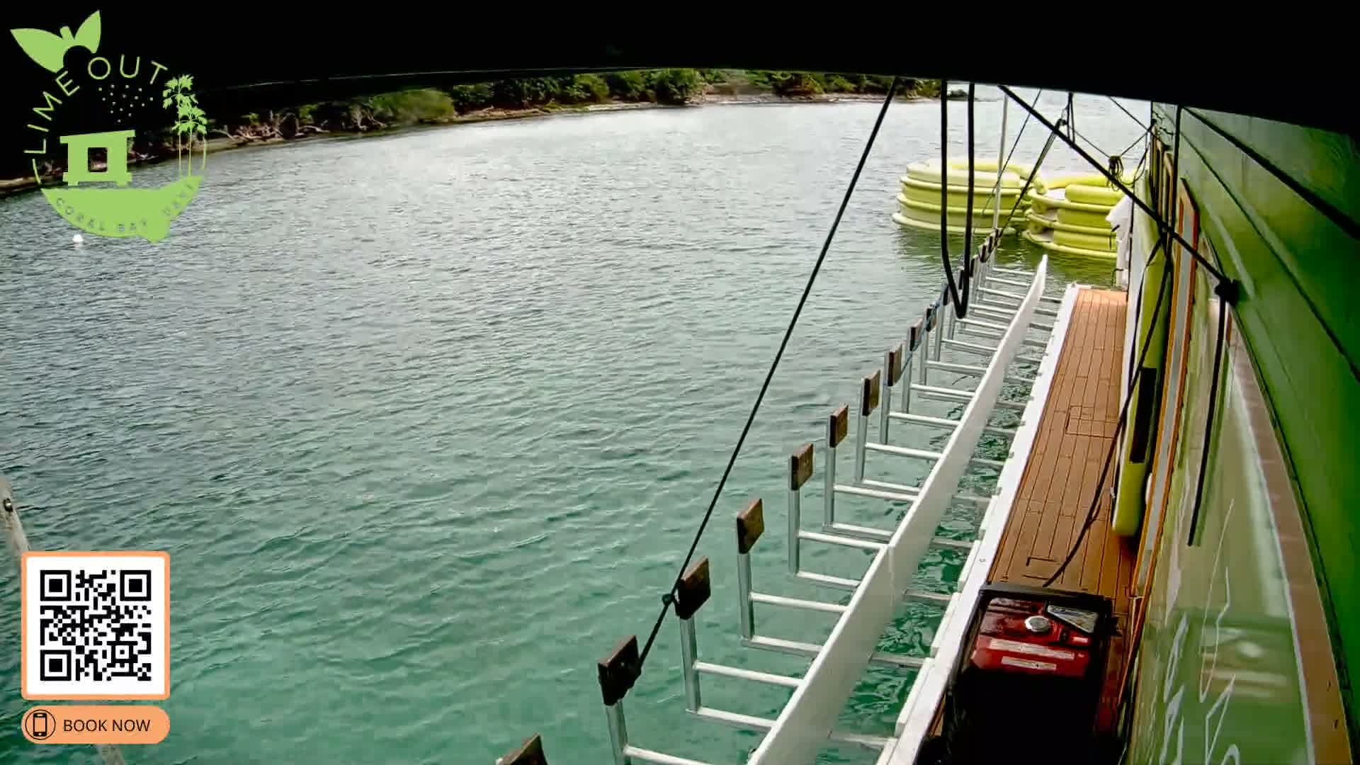 St. John,  Coral Bay Taco Boat  Live Cam - Eden, Coral Bay, St. John, United States Virgin Islands, USA