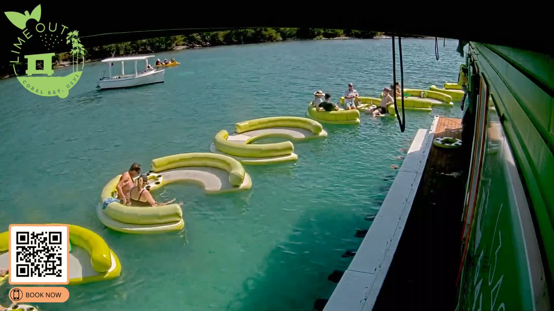 St. John,  Coral Bay Taco Boat  Live Cam - Eden, Coral Bay, St. John, United States Virgin Islands, USA