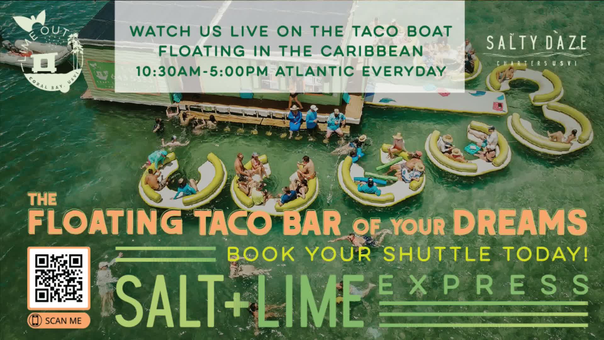 St. John,  Coral Bay Taco Boat  Live Cam - Eden, Coral Bay, St. John, United States Virgin Islands, USA