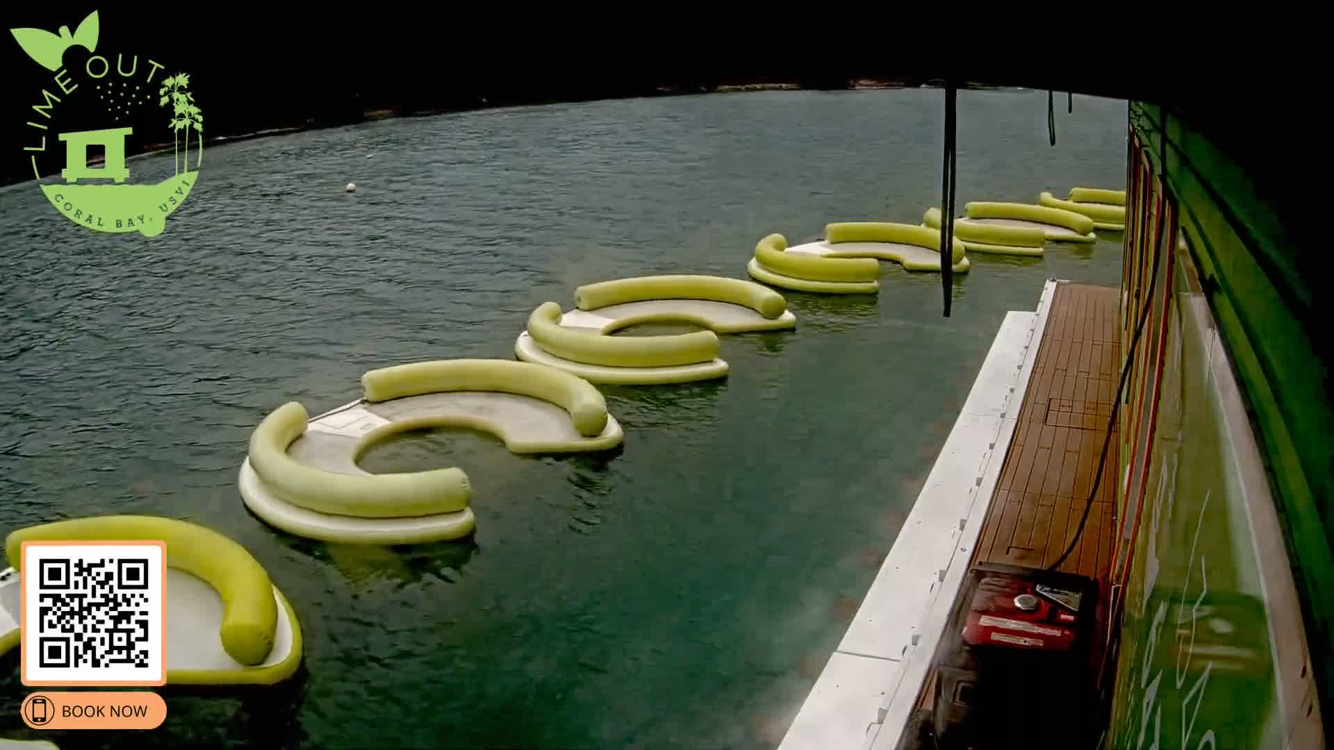 St. John,  Coral Bay Taco Boat  Live Cam - Eden, Coral Bay, St. John, United States Virgin Islands, USA