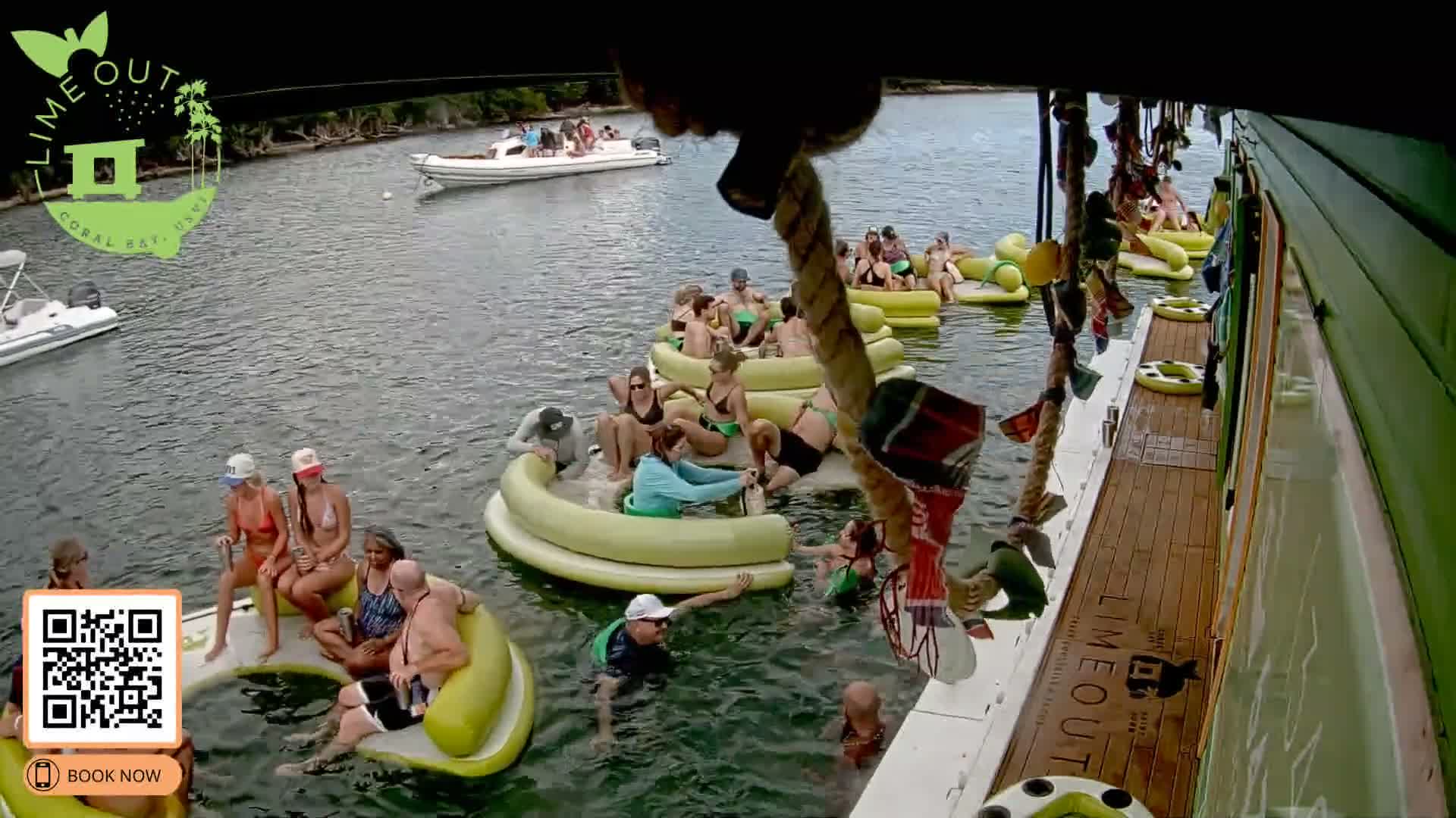 St. John,  Coral Bay Taco Boat  Live Cam - Eden, Coral Bay, St. John, United States Virgin Islands, USA