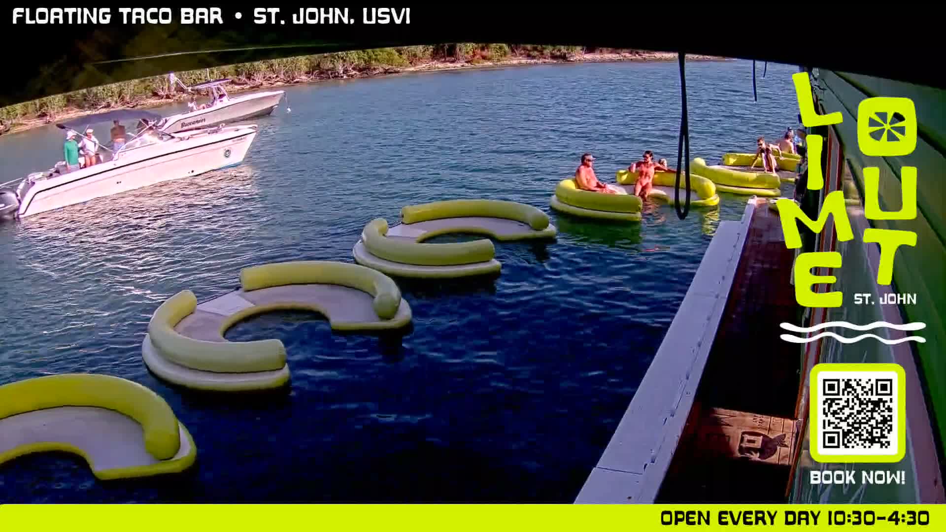 St. John,  Coral Bay Taco Boat  Live Cam - Eden, Coral Bay, St. John, United States Virgin Islands, USA