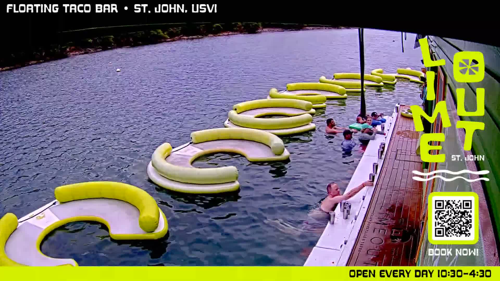 St. John,  Coral Bay Taco Boat  Live Cam - Eden, Coral Bay, St. John, United States Virgin Islands, USA