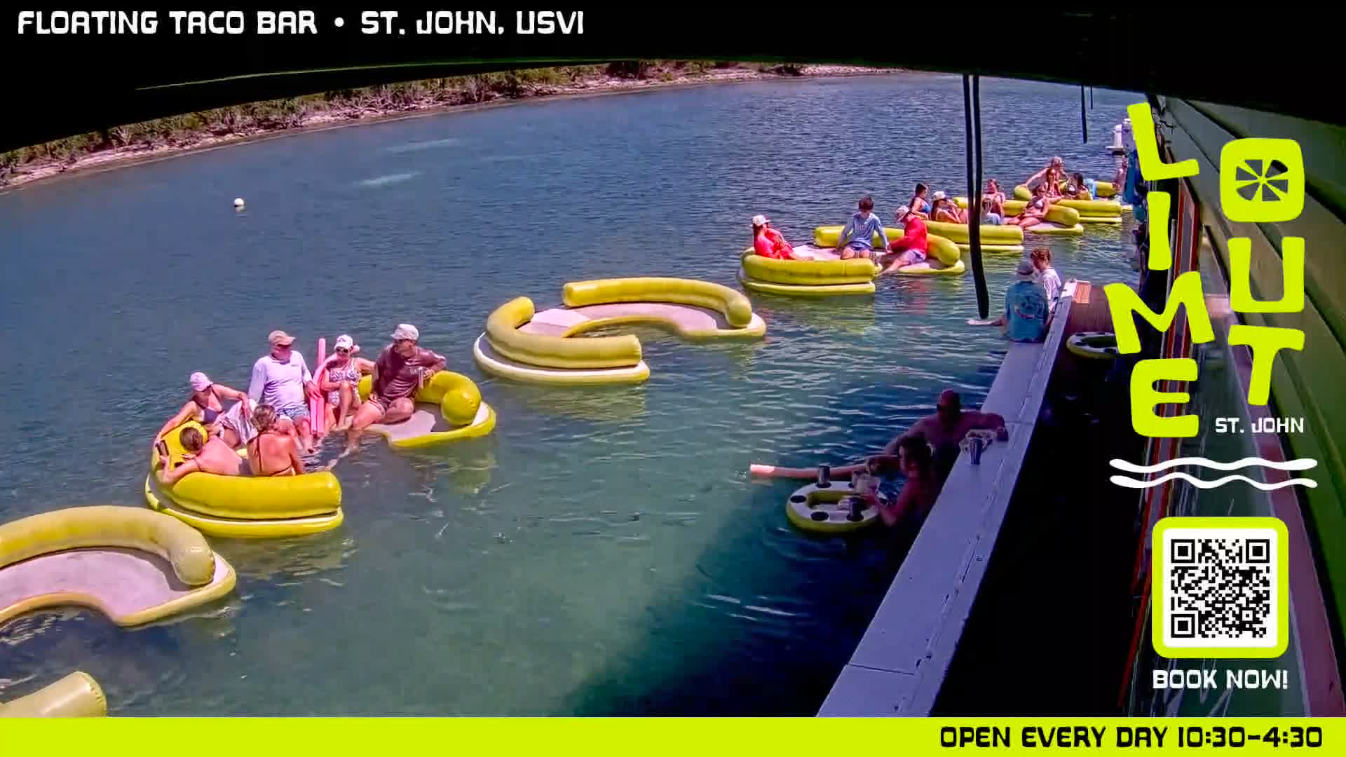 St. John,  Coral Bay Taco Boat  Live Cam - Eden, Coral Bay, St. John, United States Virgin Islands, USA