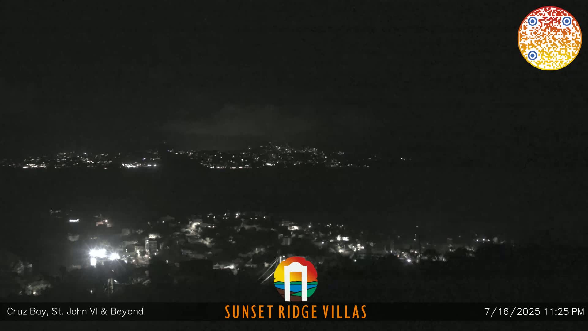 St. John, U.S Virgin Islands Panaromic from Cruz Bay Hills Live Cam - Cruz Bay, St. John, United States Virgin Islands, USA