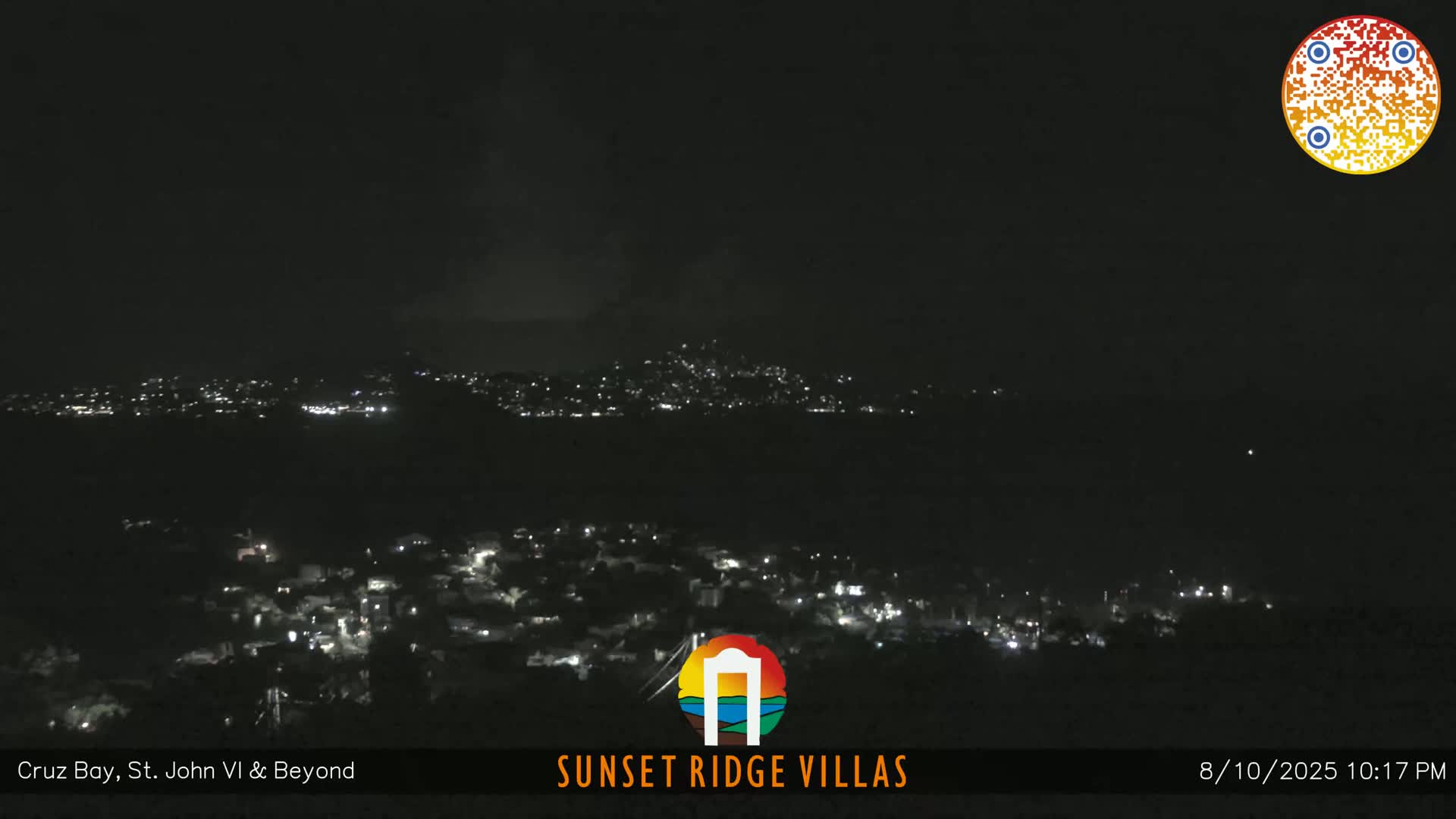 St. John, U.S Virgin Islands Panaromic from Cruz Bay Hills Live Cam - Cruz Bay, St. John, United States Virgin Islands, USA