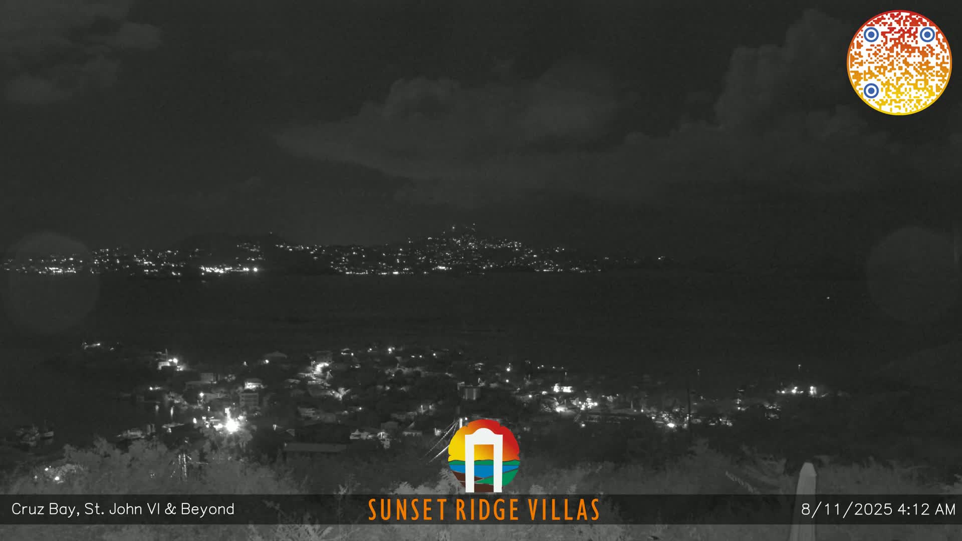 St. John, U.S Virgin Islands Panaromic from Cruz Bay Hills Live Cam - Cruz Bay, St. John, United States Virgin Islands, USA