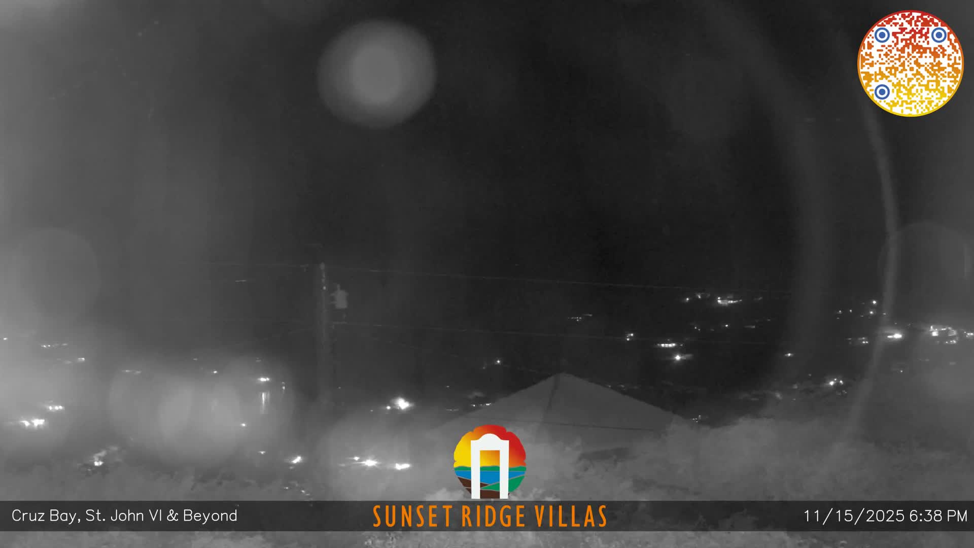 St. John, U.S Virgin Islands Panaromic from Cruz Bay Hills Live Cam - Cruz Bay, St. John, United States Virgin Islands, USA