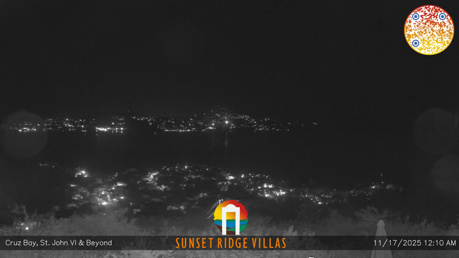 St. John, U.S Virgin Islands Panaromic from Cruz Bay Hills Live Cam - Cruz Bay, St. John, United States Virgin Islands, USA