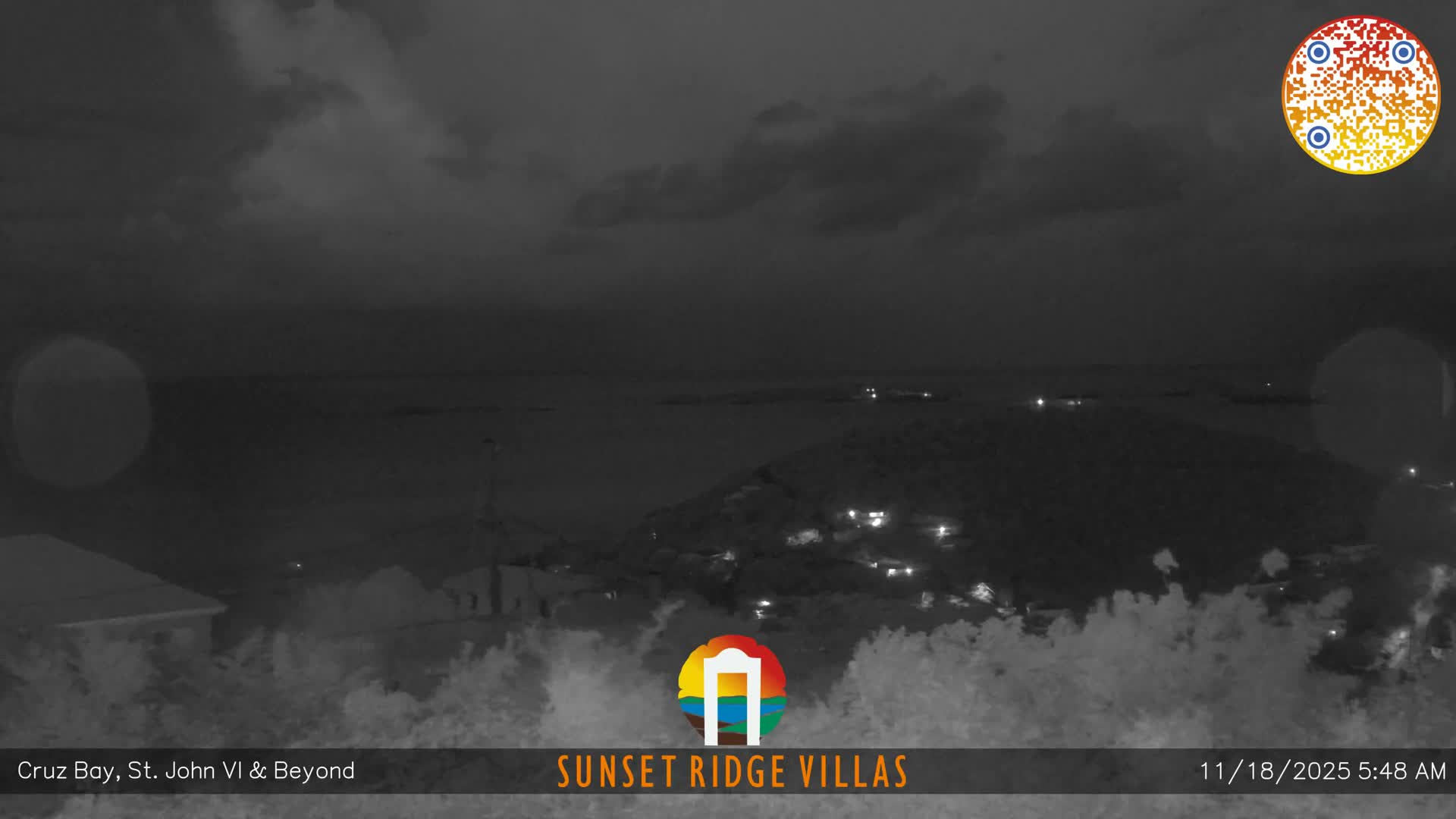 St. John, U.S Virgin Islands Panaromic from Cruz Bay Hills Live Cam - Cruz Bay, St. John, United States Virgin Islands, USA